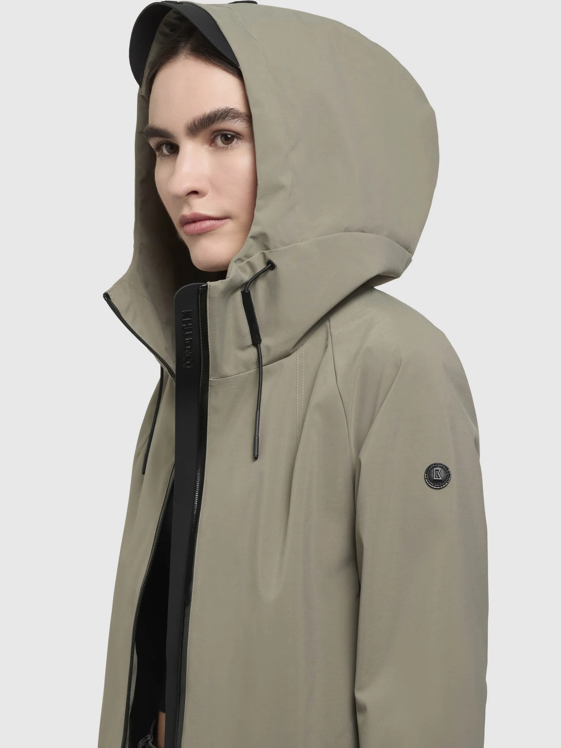 Jacke WOOM Graugrün