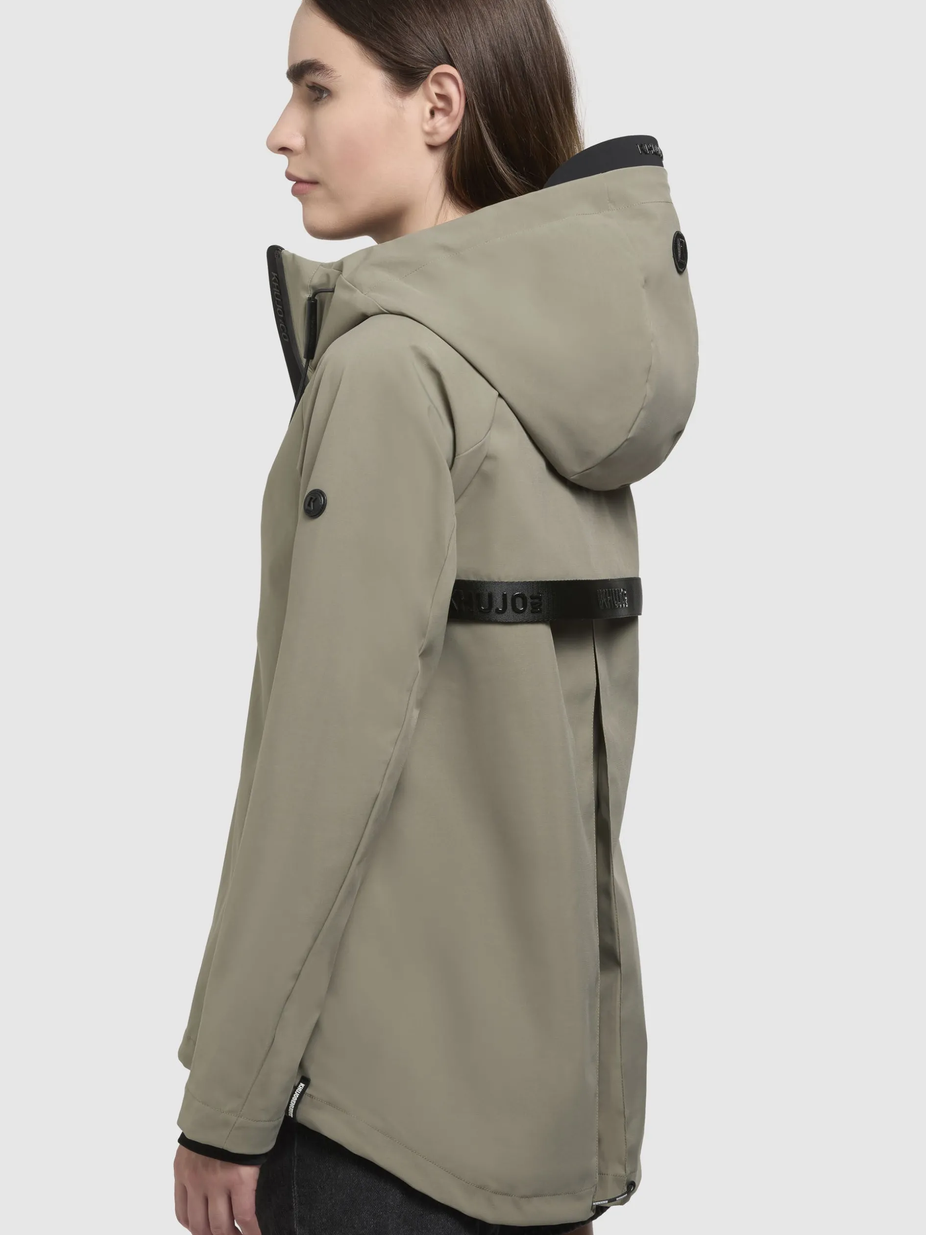 Jacke WOOM Graugrün