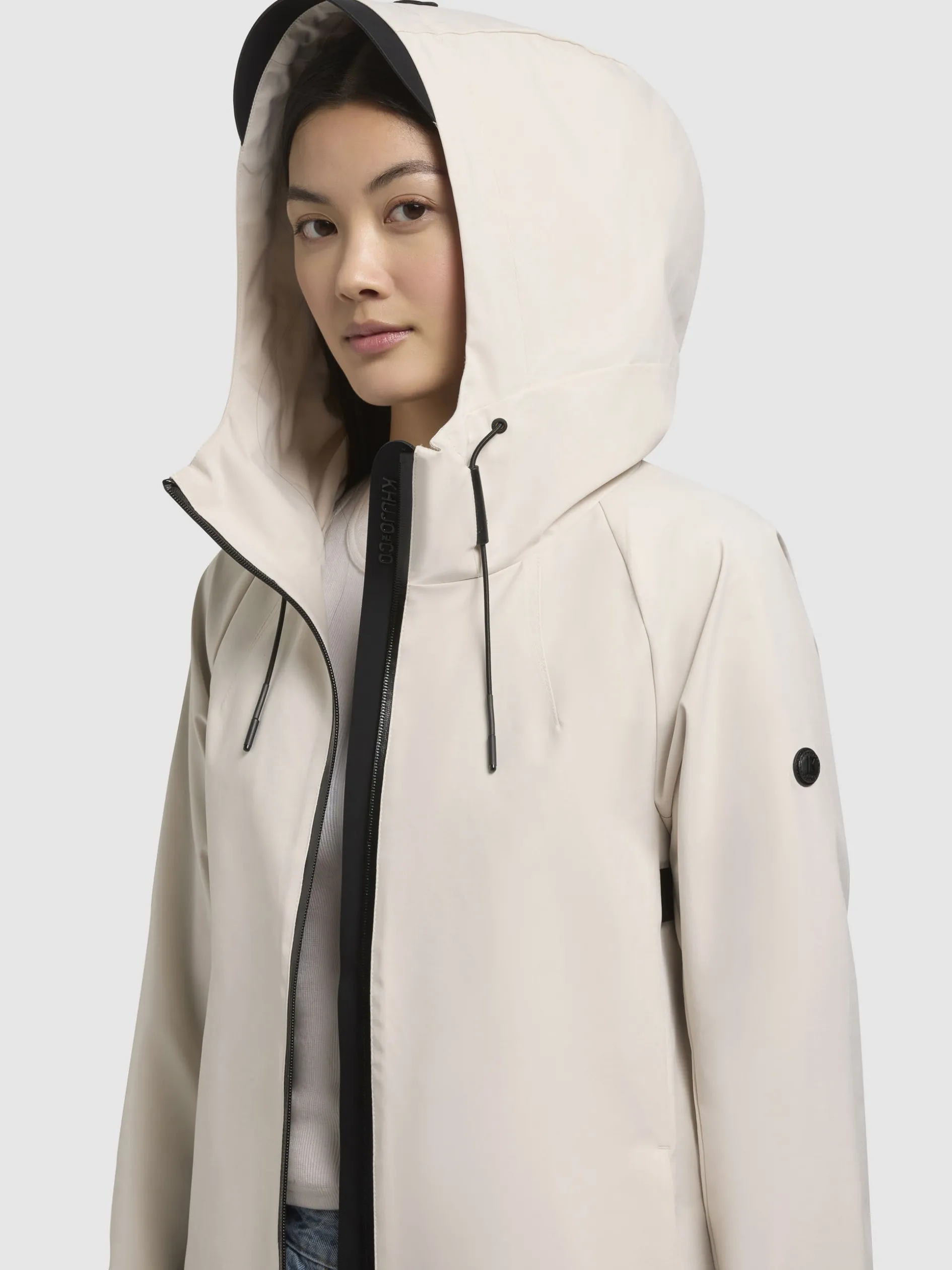 Jacke WOOM Naturweiß