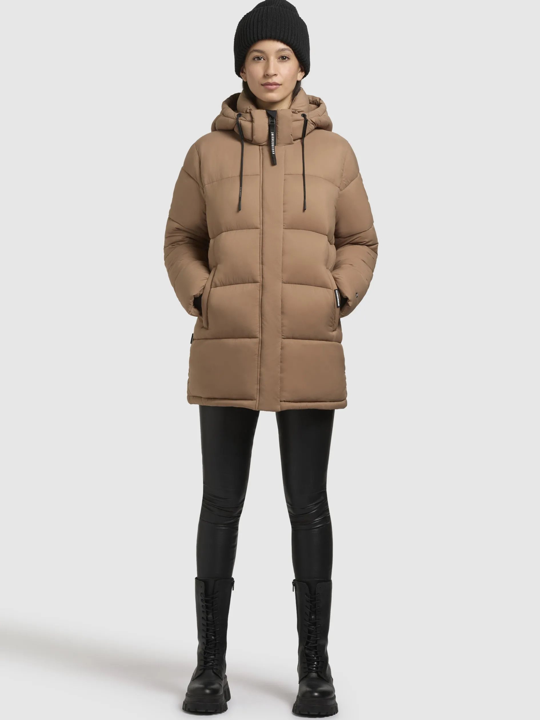 Jacke WORD3 MATT Hellbraun