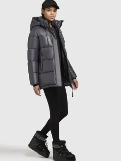 Jacke WORD3 SATIN Dunkelblau