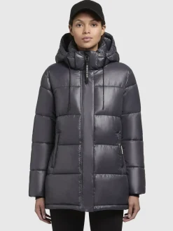 Jacke WORD3 SATIN Dunkelblau