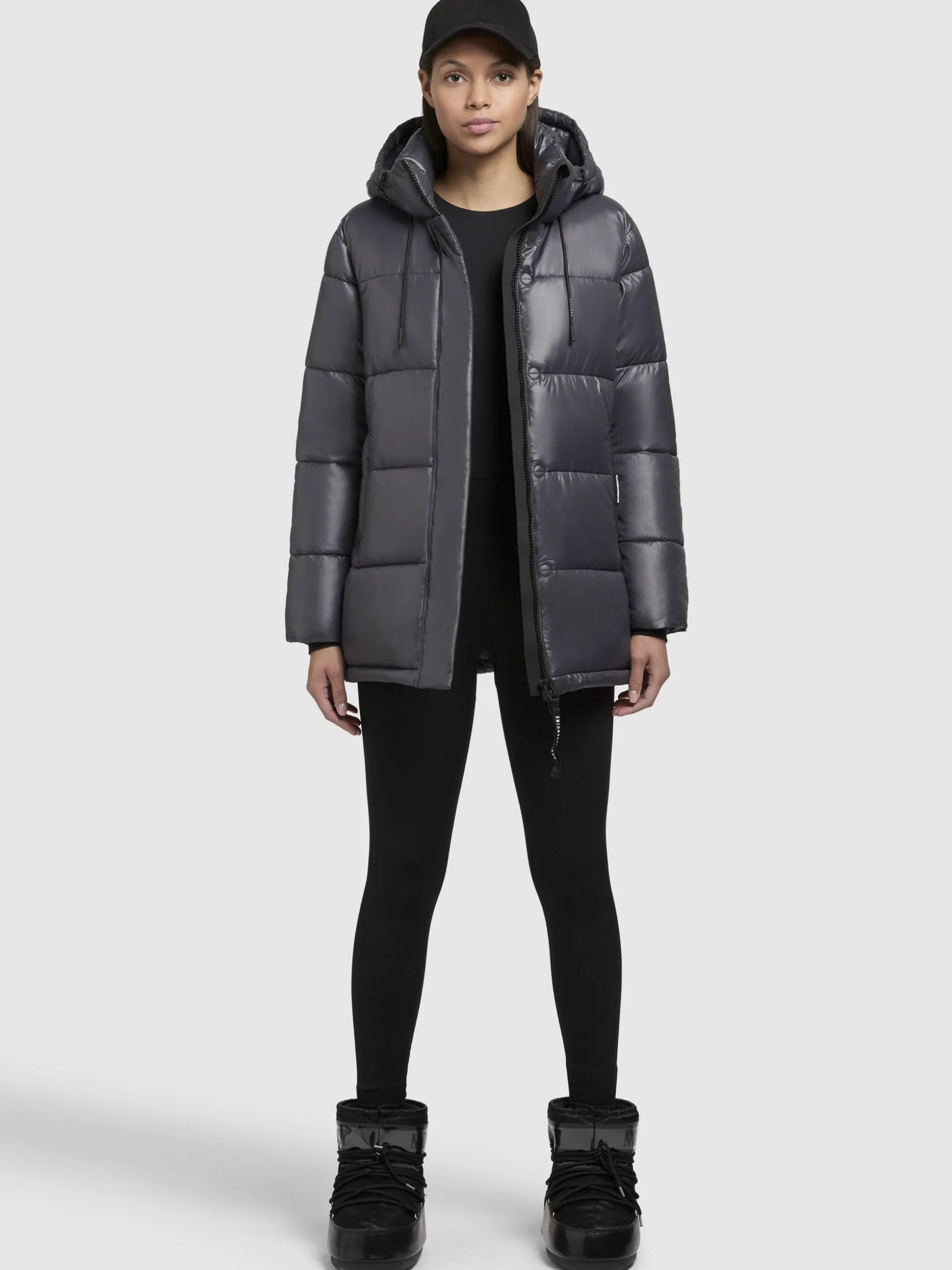Jacke WORD3 SATIN Dunkelblau