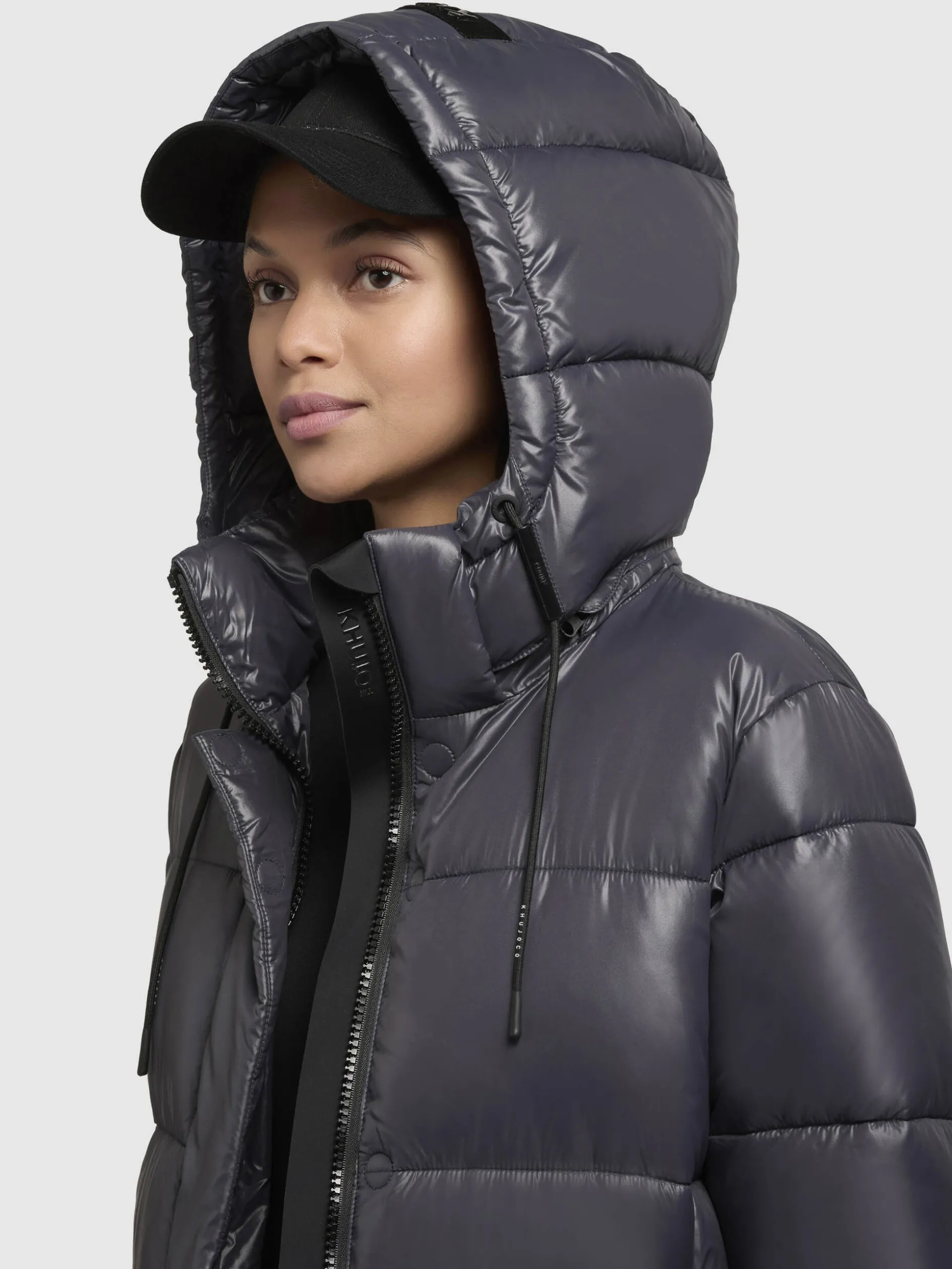 Jacke WORD3 SATIN Dunkelblau