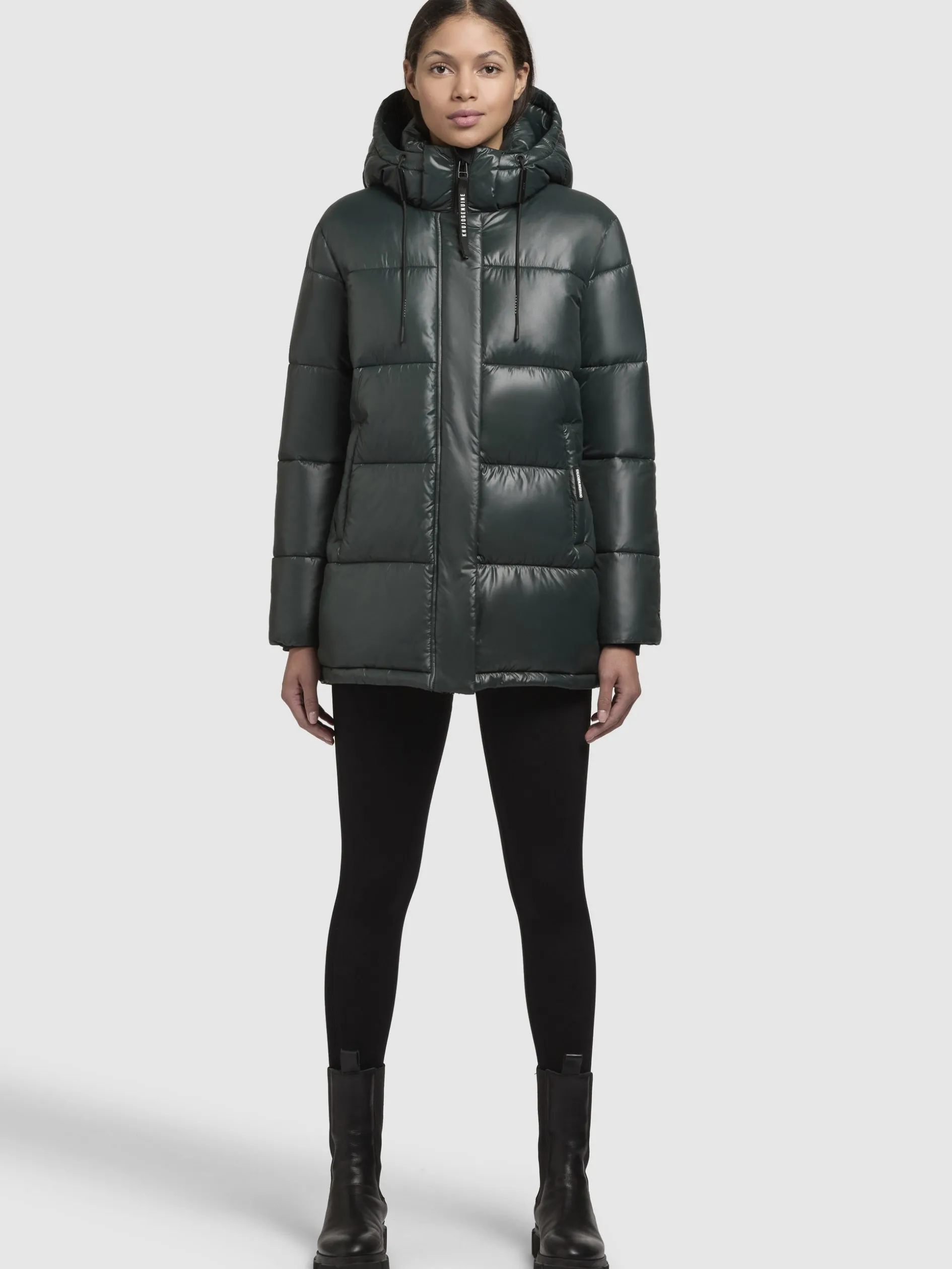 Jacke WORD3 SATIN Dunkelgrün