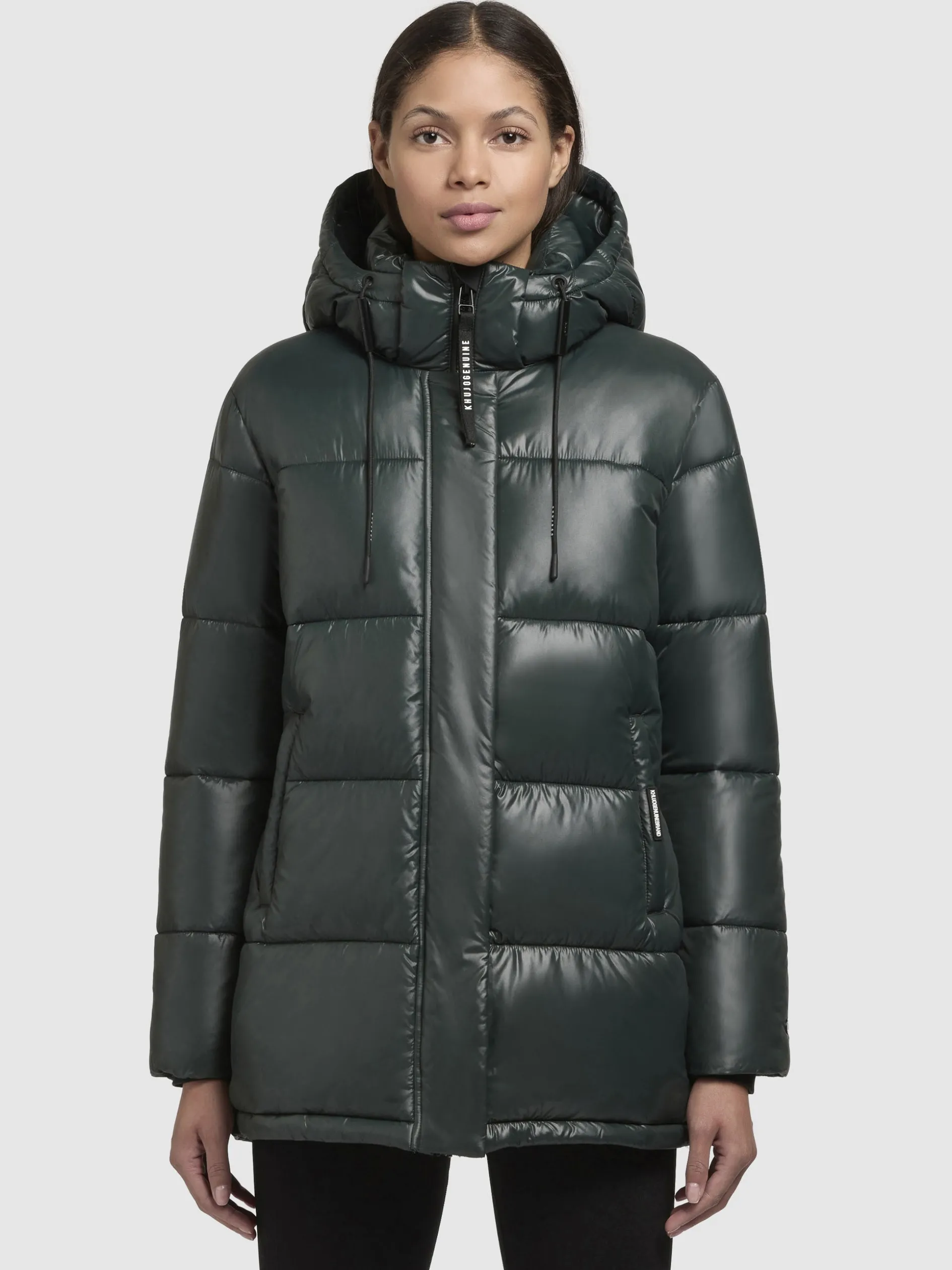 Jacke WORD3 SATIN Dunkelgrün