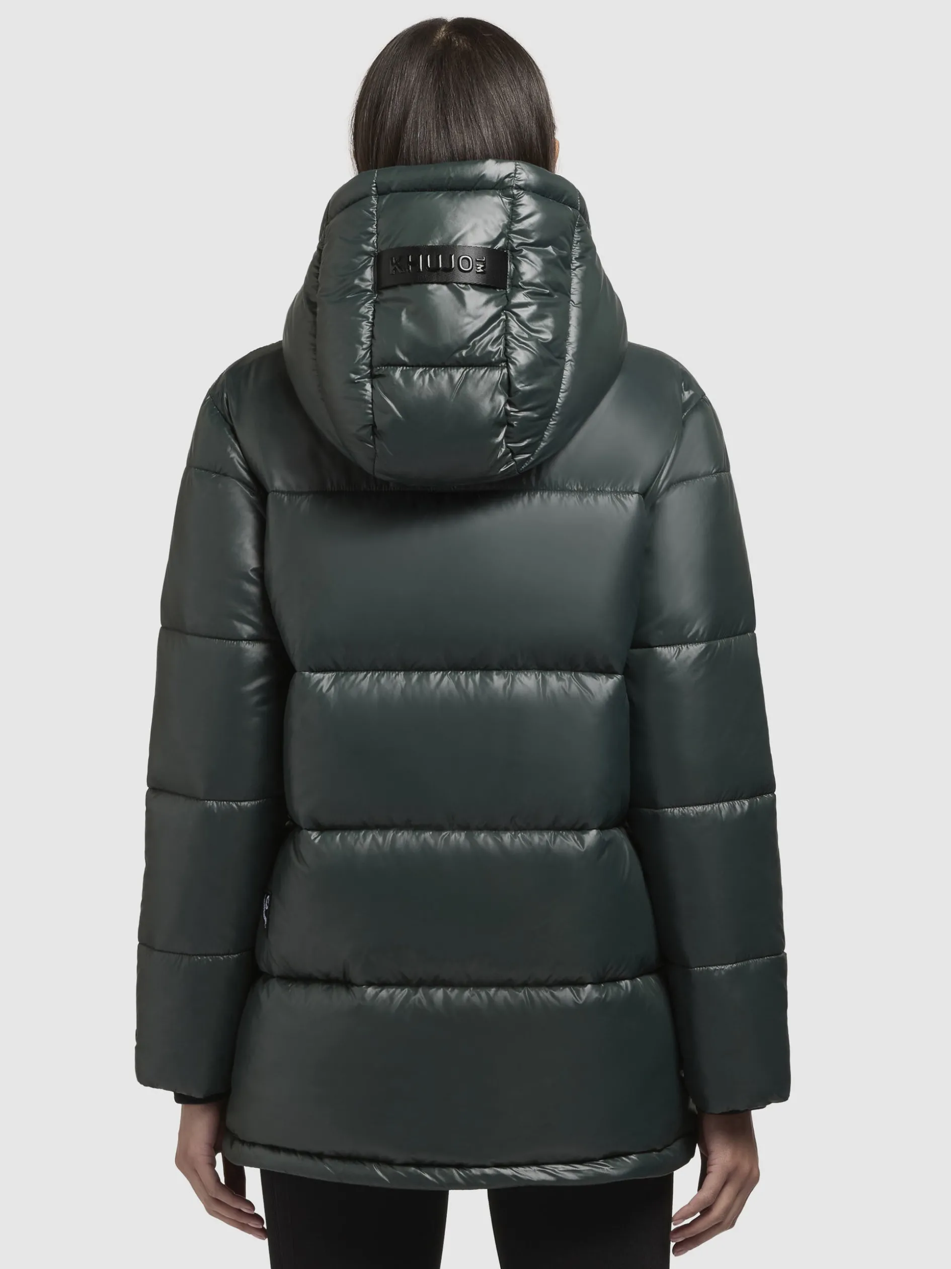 Jacke WORD3 SATIN Dunkelgrün
