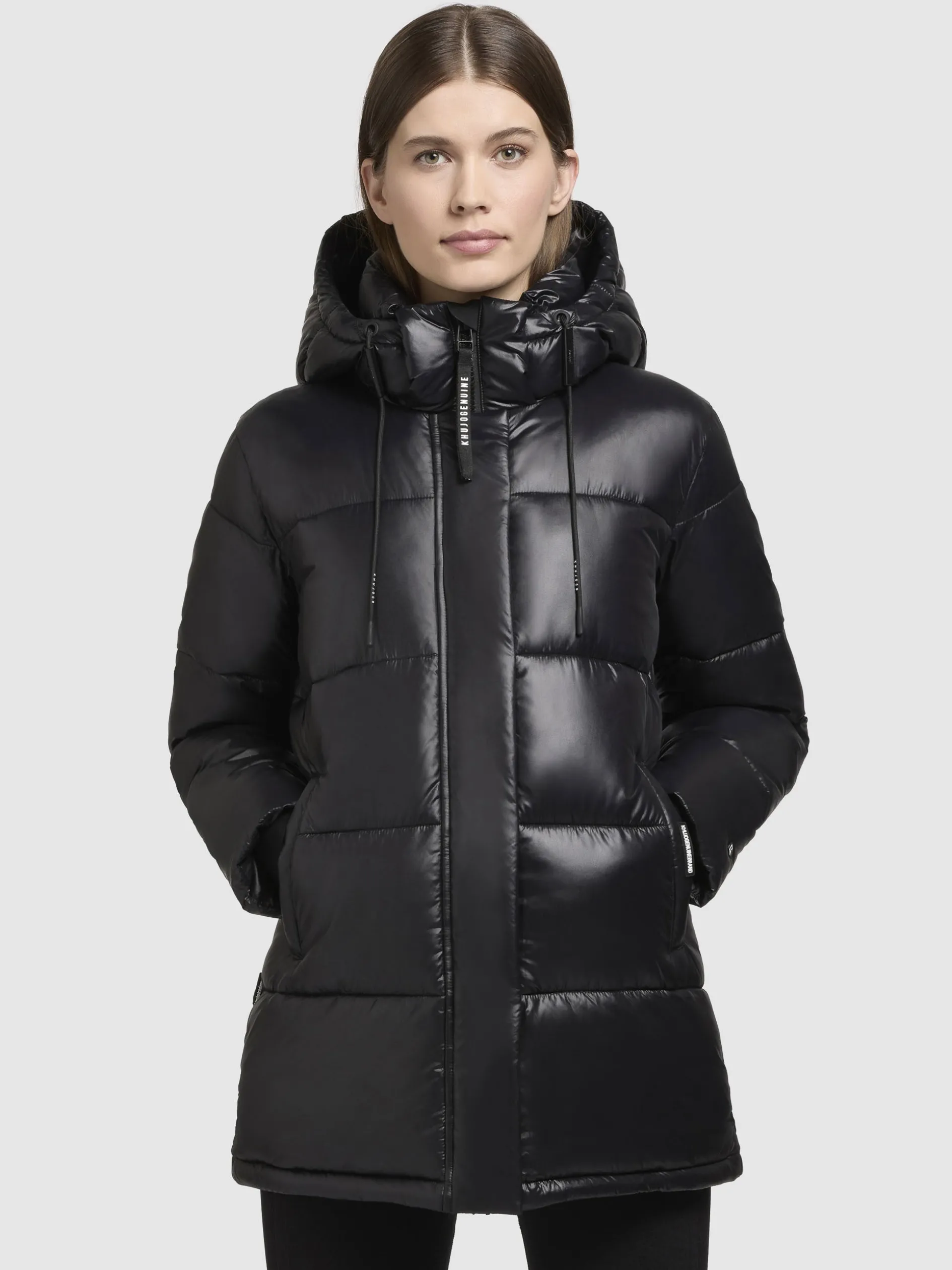 Jacke WORD3 SATIN Schwarz