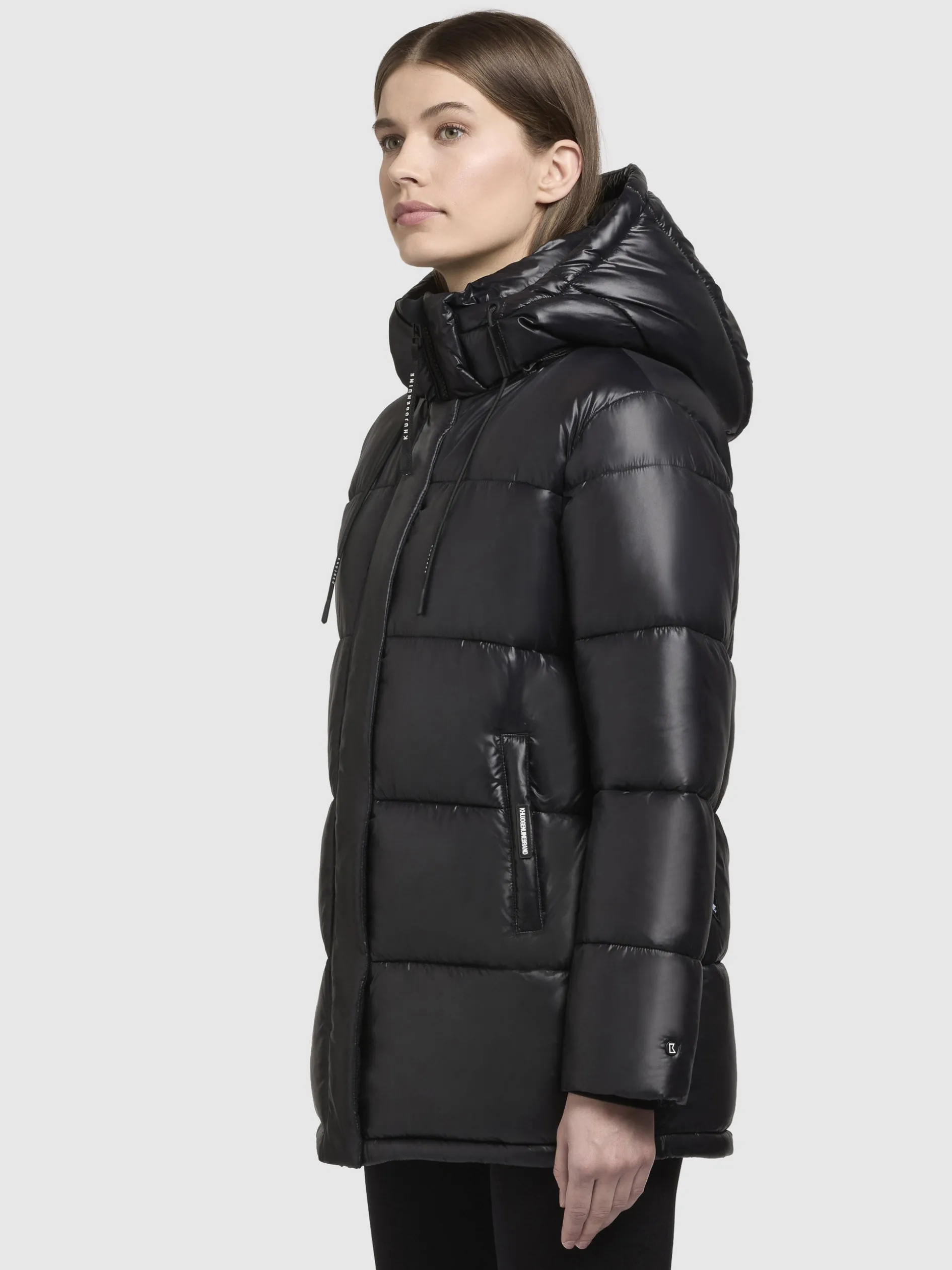 Jacke WORD3 SATIN Schwarz