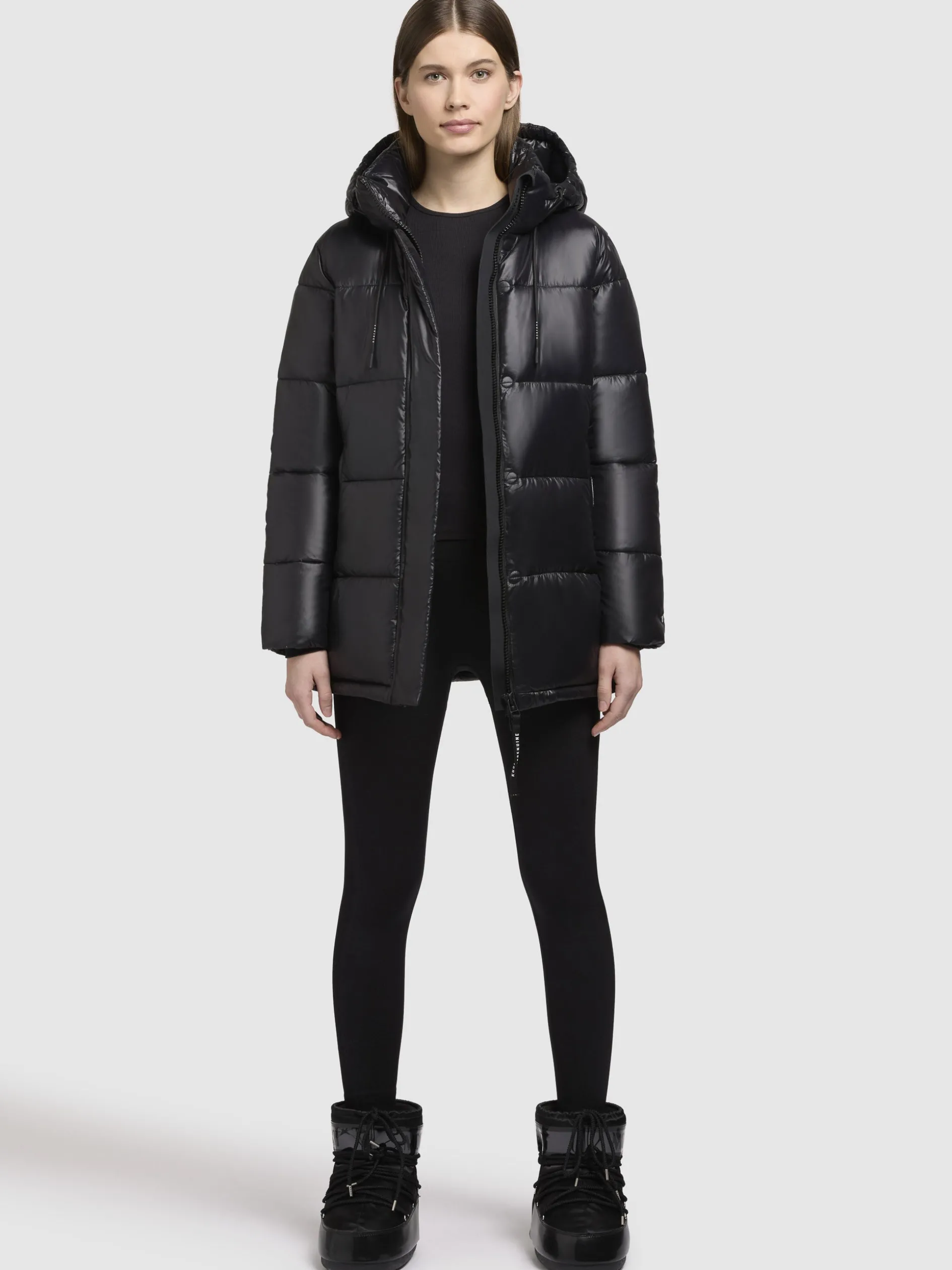 Jacke WORD3 SATIN Schwarz