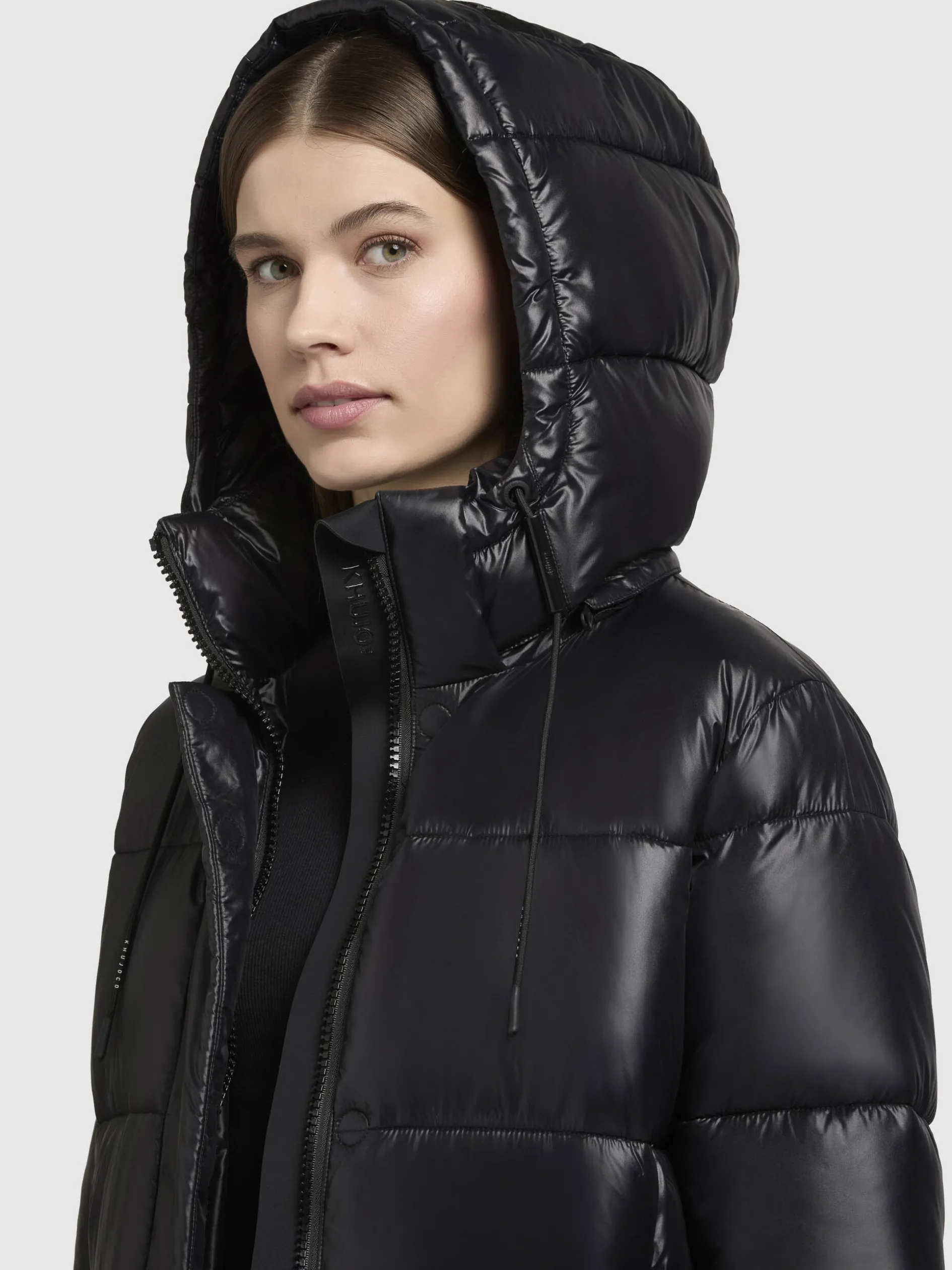 Jacke WORD3 SATIN Schwarz
