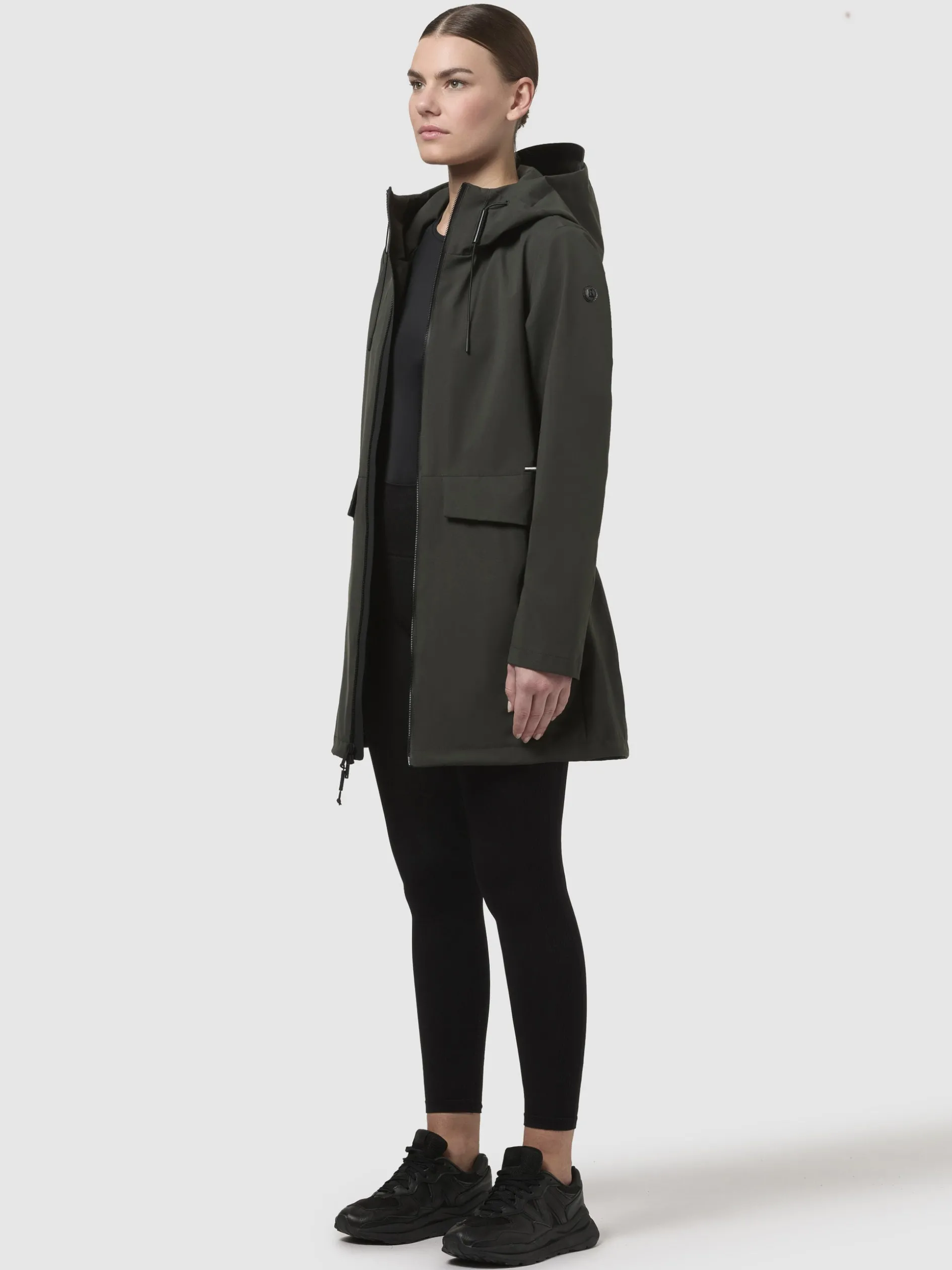 Jacke YONI Dunkelgrün
