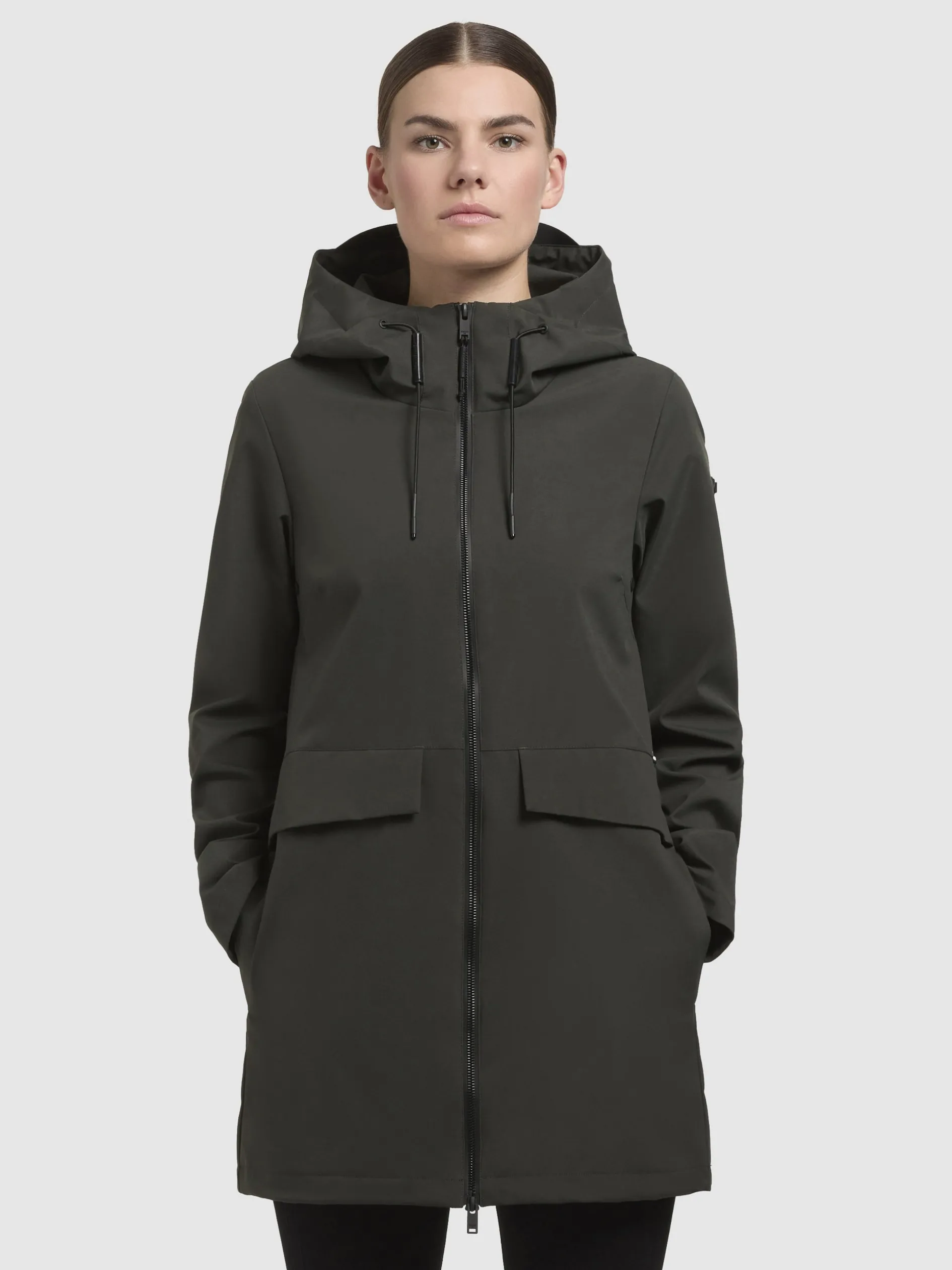 Jacke YONI Dunkelgrün