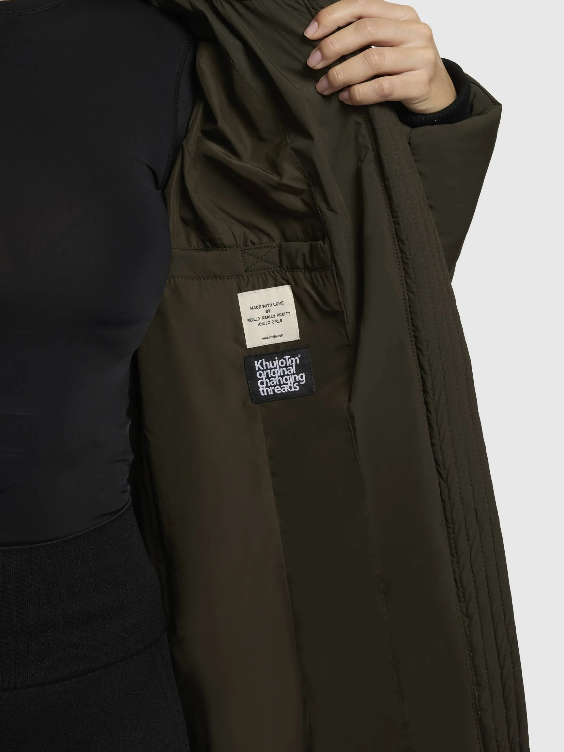 Mantel ARIBAY5 Khaki