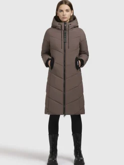 Mantel ARIBAY5 Taupe dunkel