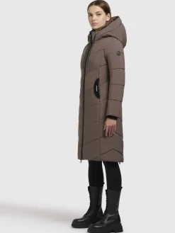 Mantel ARIBAY5 Taupe dunkel