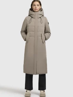 Mantel BARLA Graubeige