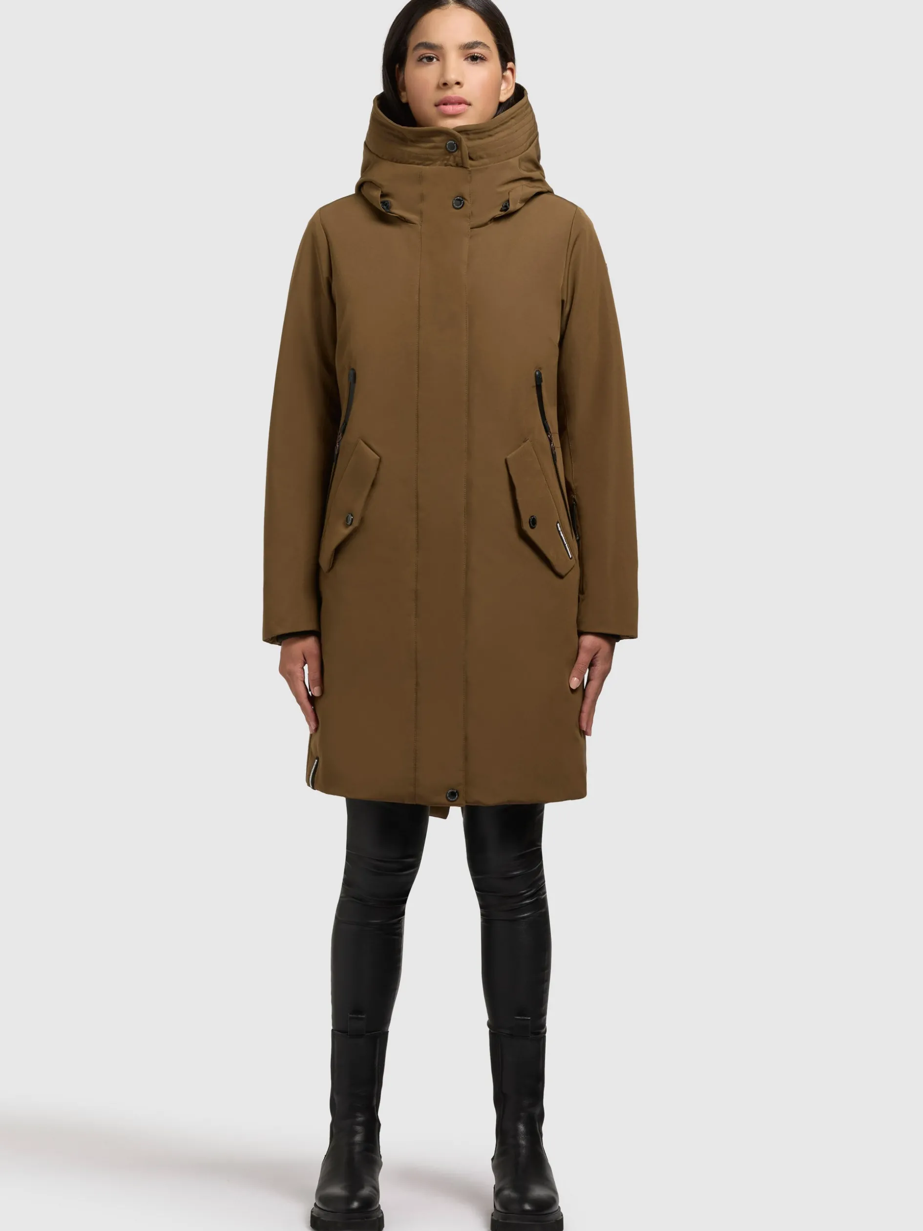 Mantel CHARLYN4 Khaki