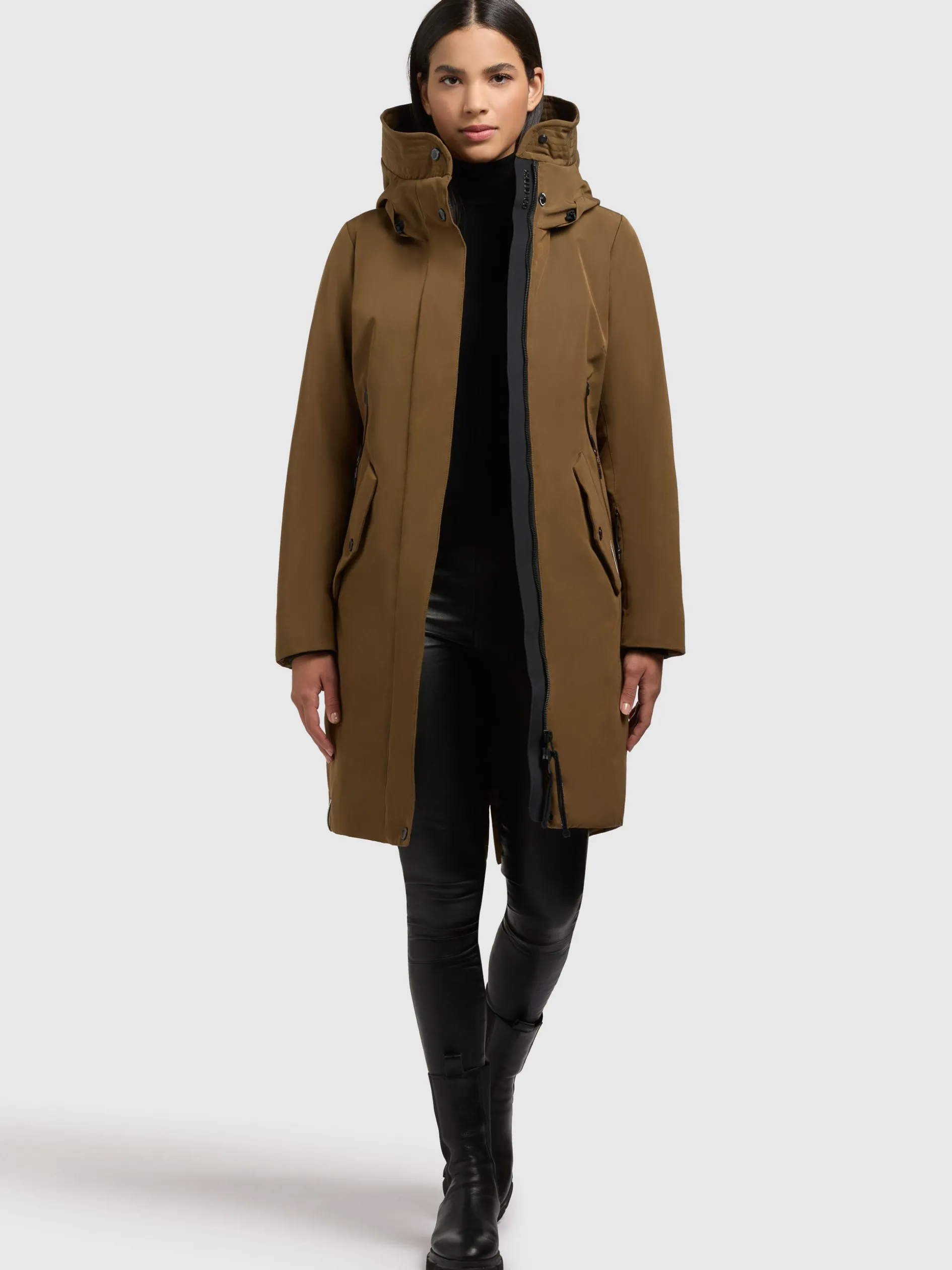 Mantel CHARLYN4 Khaki