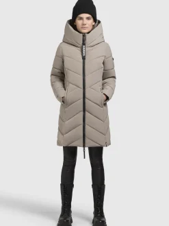 Mantel DARKA2 Graubeige