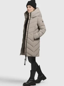 Mantel DARKA2 Graubeige