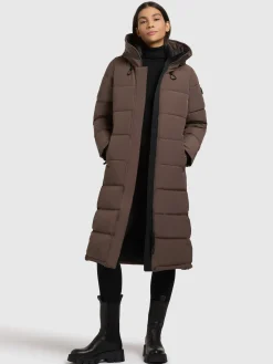 Mantel DEVION Taupe dunkel