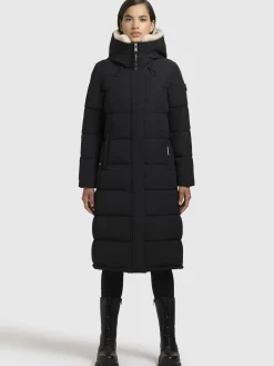 Mantel DEVION TEDDY Schwarz