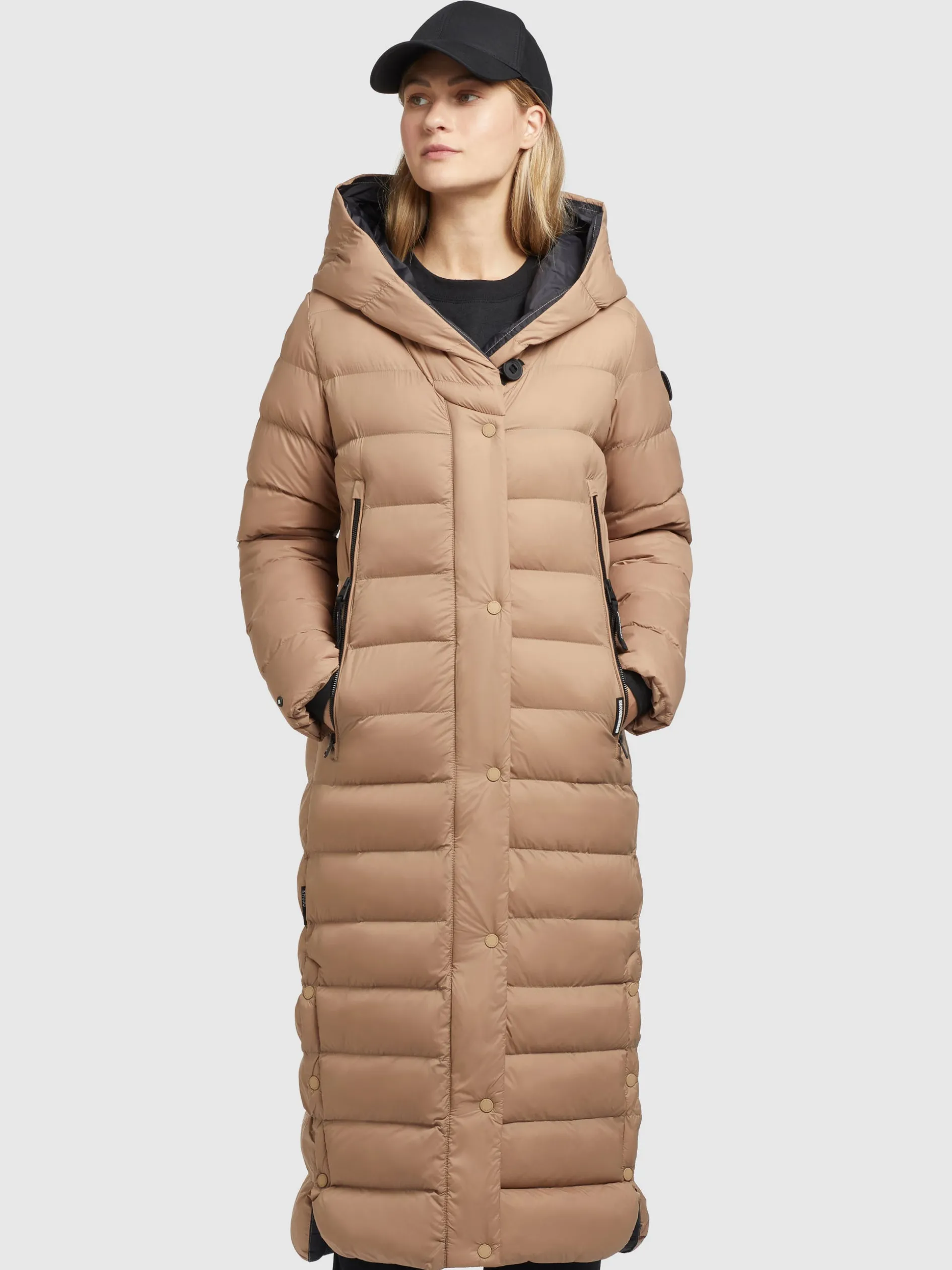 Mantel DIWANA2 SOFT Dunkelbeige