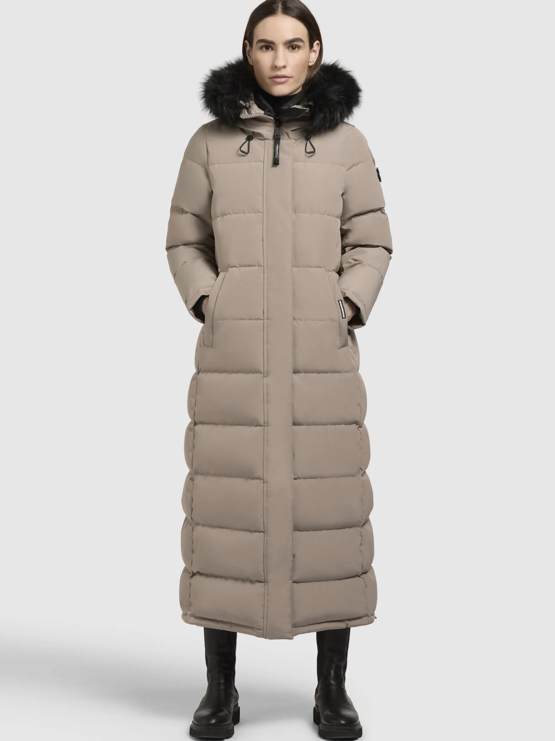 Mantel EDEM Graubeige