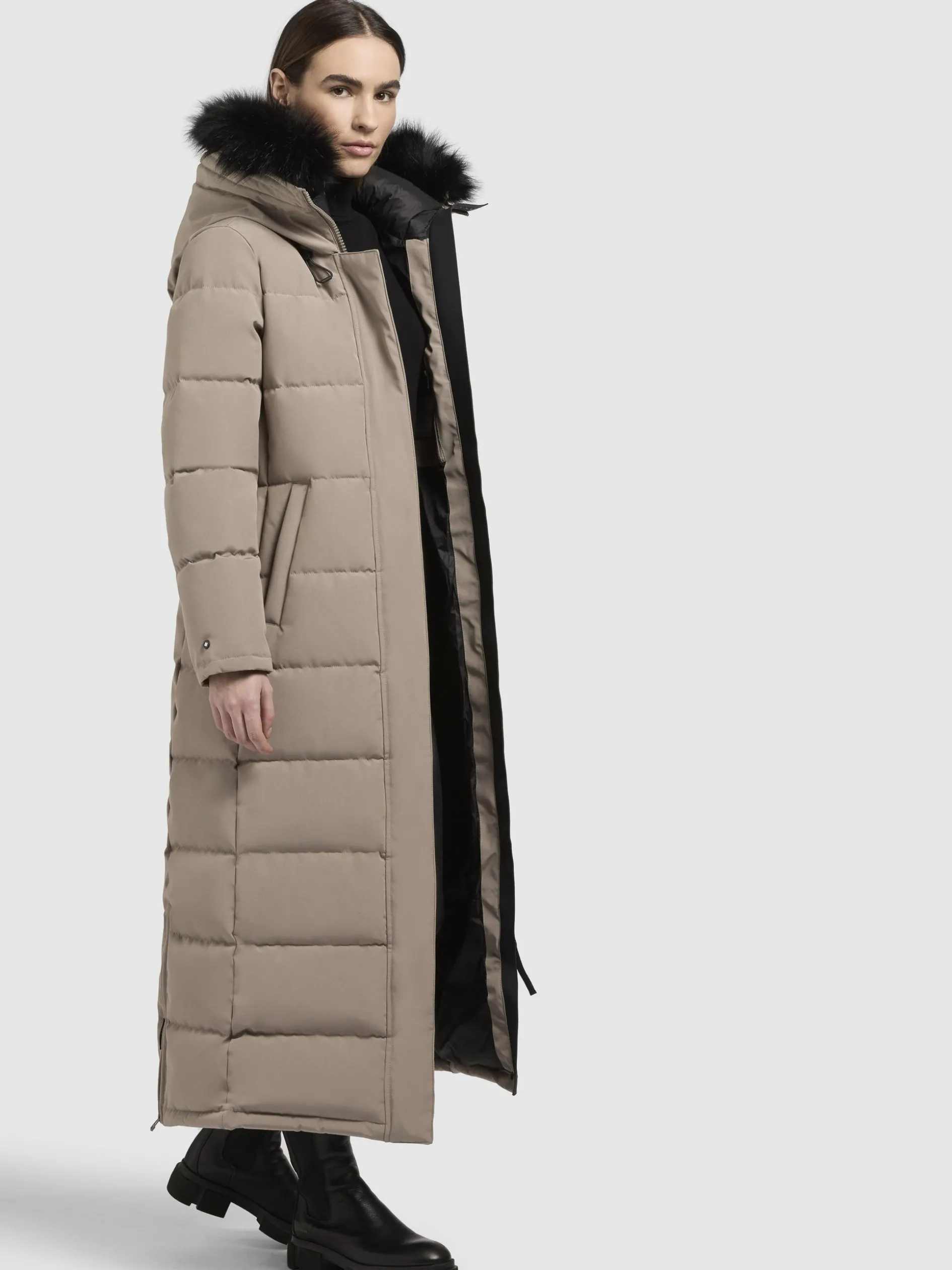 Mantel EDEM Graubeige
