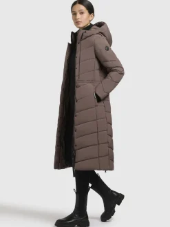 Mantel EDITA Taupe dunkel