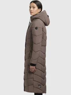 Mantel EDITA Taupe dunkel