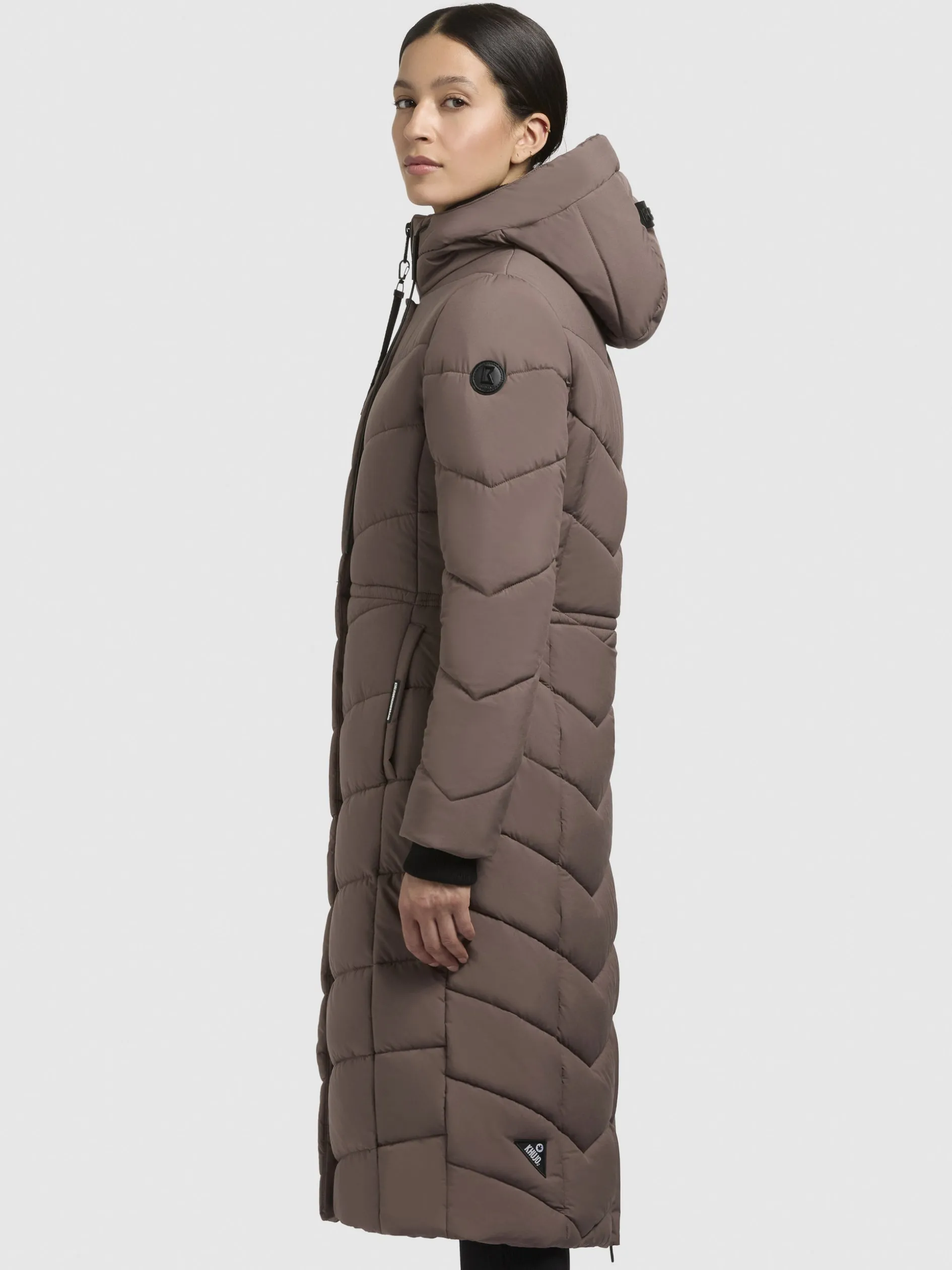 Mantel EDITA Taupe dunkel