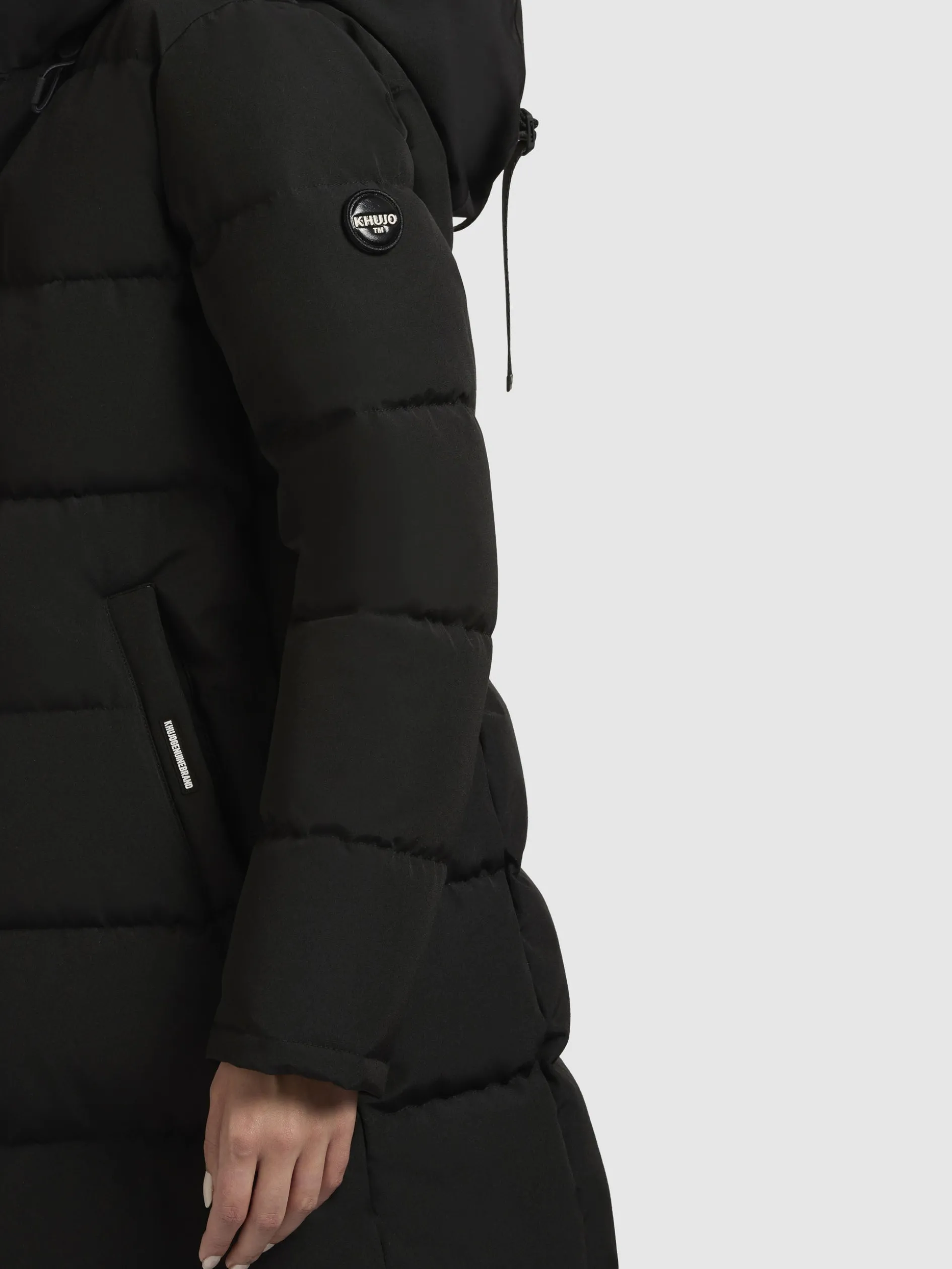 Mantel FALTD Schwarz