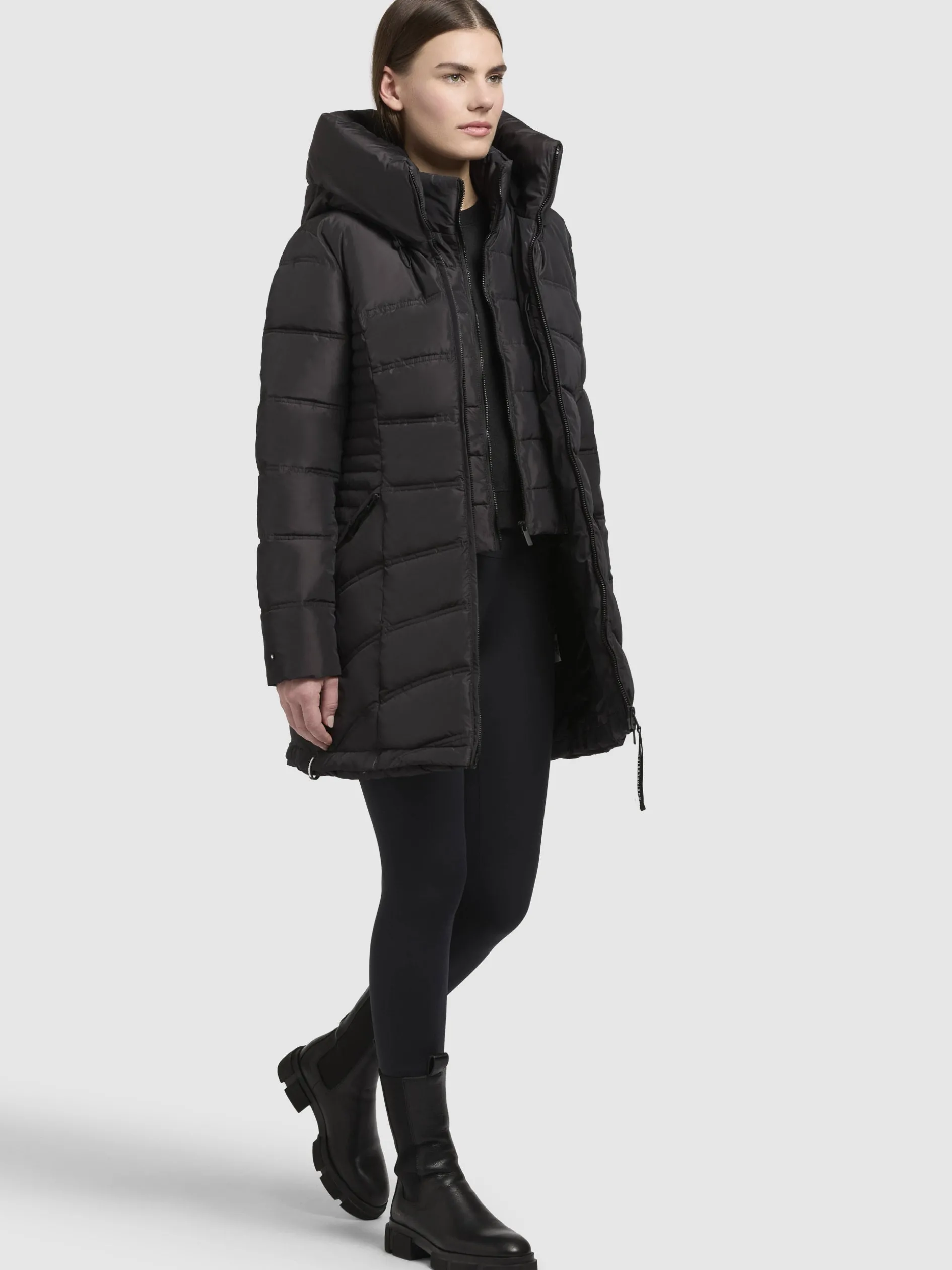 Mantel FREYA Dunkelgrau