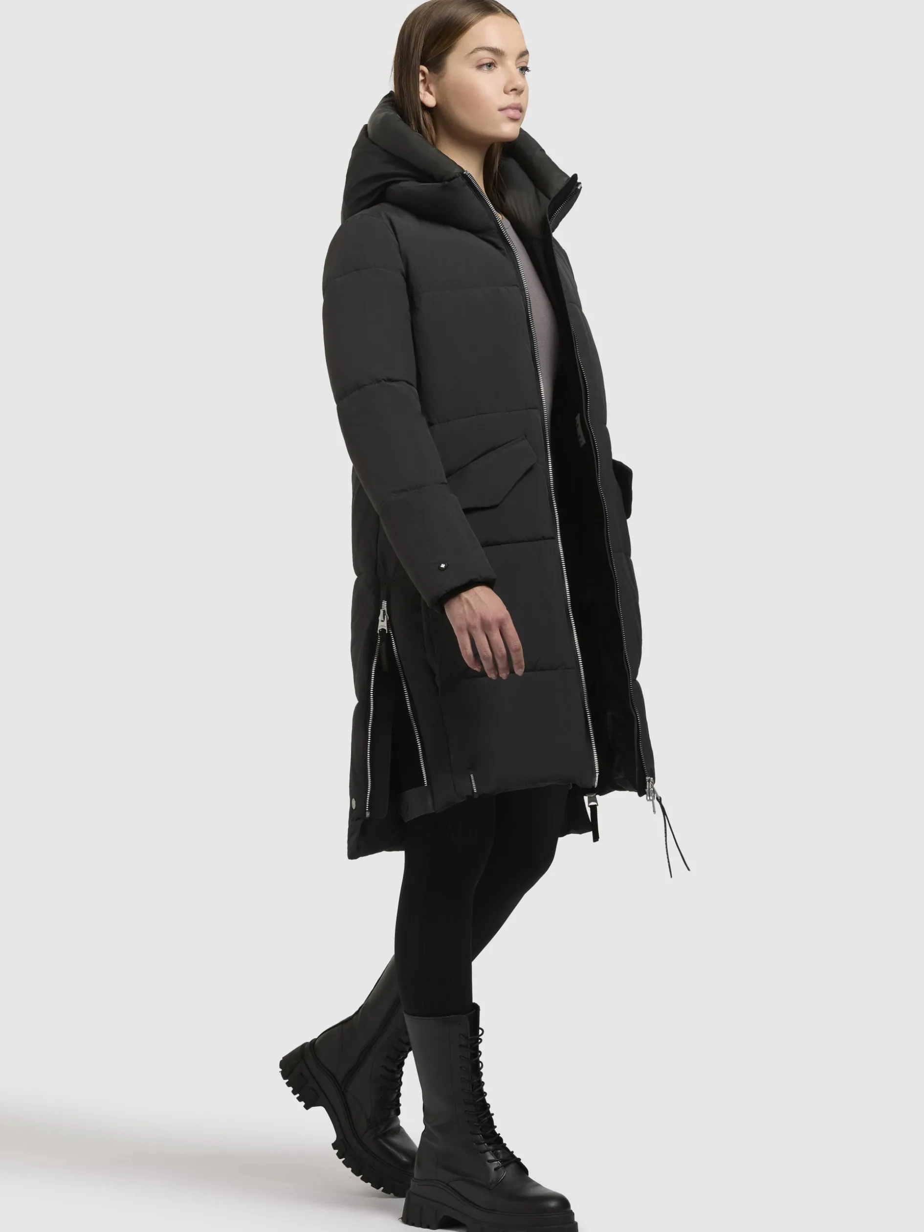 Mantel GISEL Dunkelgrau