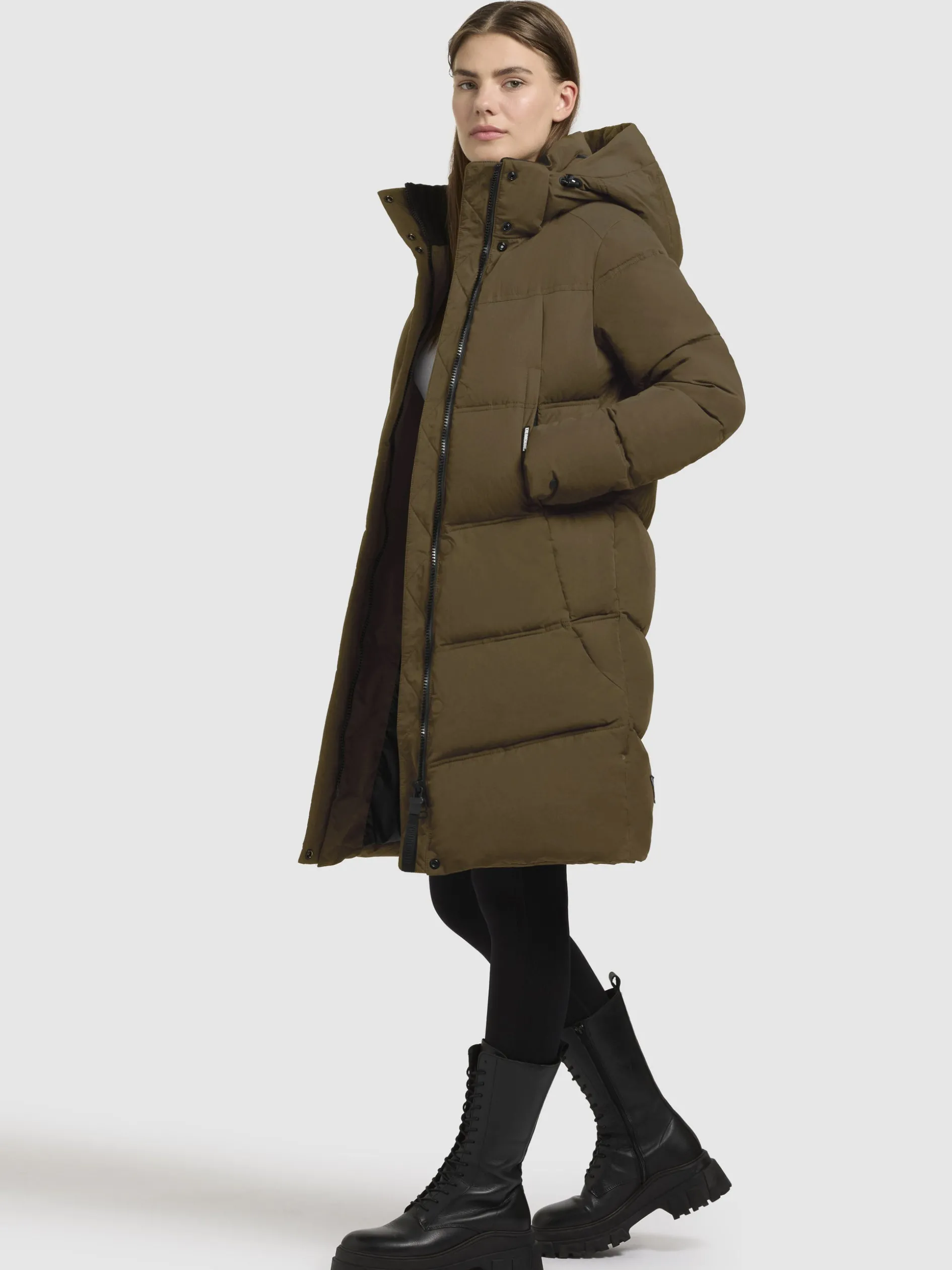 Mantel GRAYA Khaki