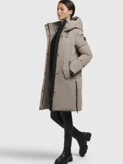 Mantel LEANE Graubeige