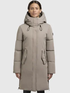 Mantel LEANE Graubeige