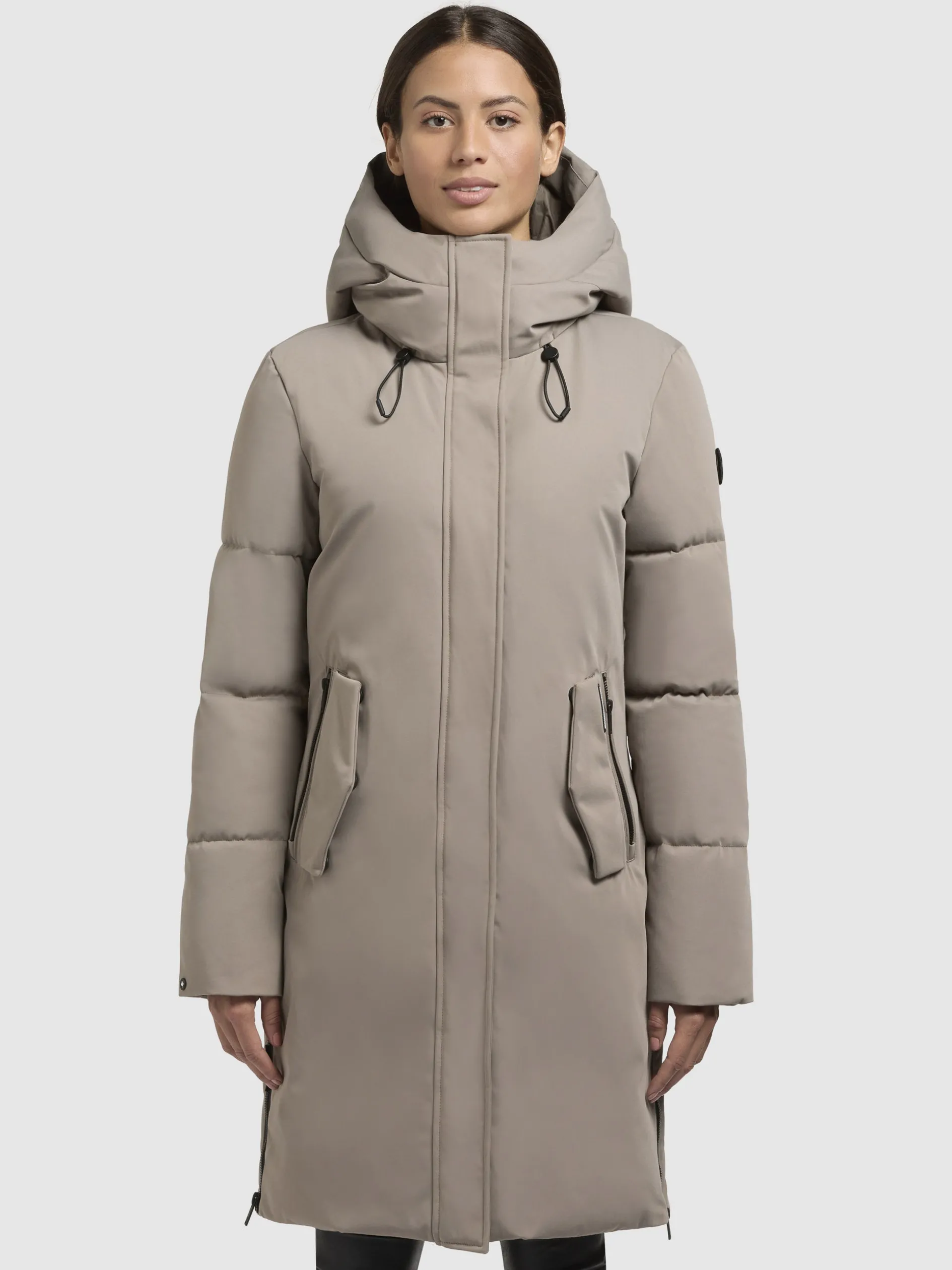 Mantel LEANE Graubeige