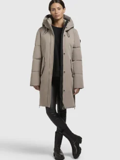 Mantel LEANE Graubeige