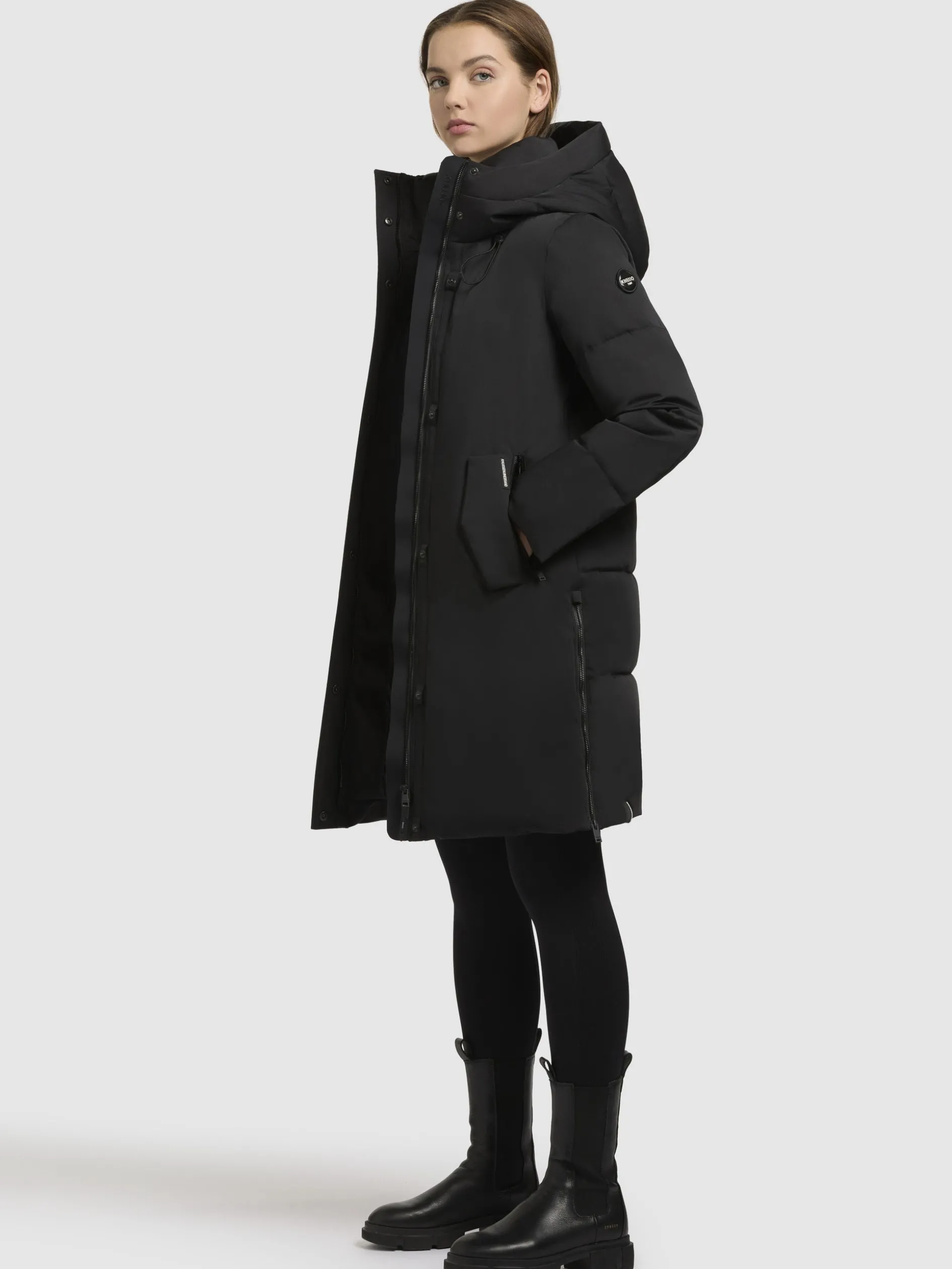 Mantel LEANE Schwarz