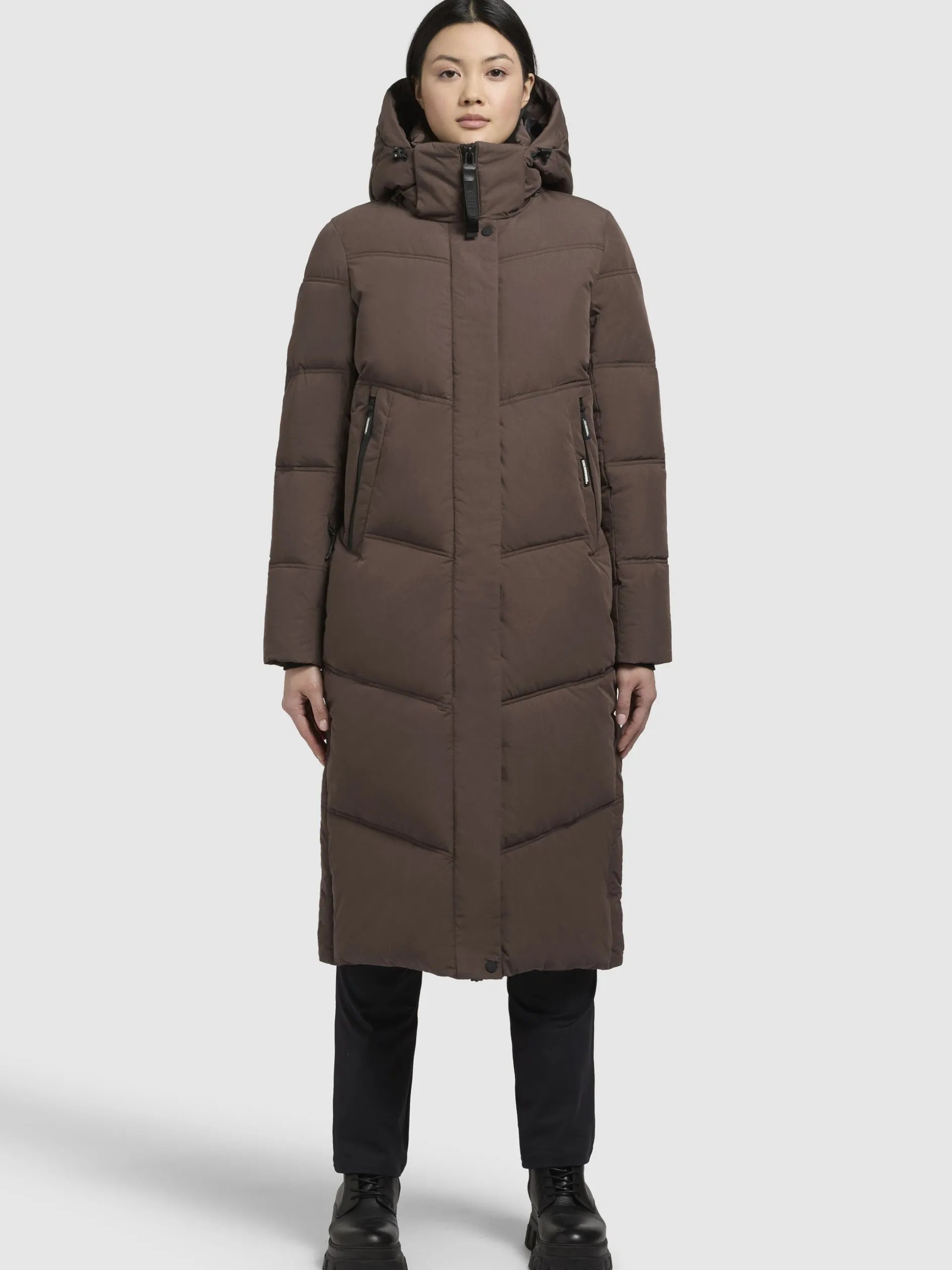 Mantel LUGA Taupe dunkel