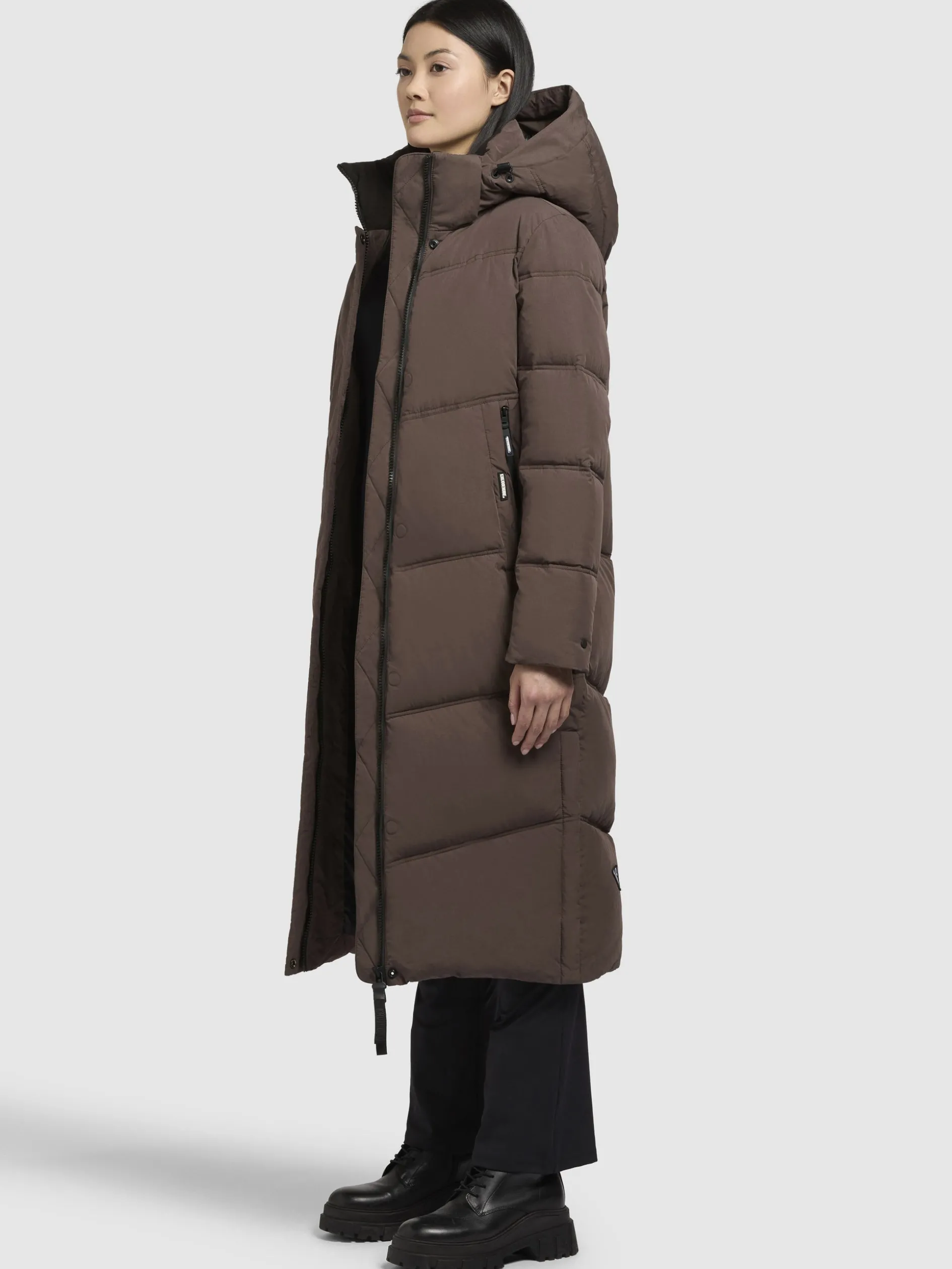 Mantel LUGA Taupe dunkel