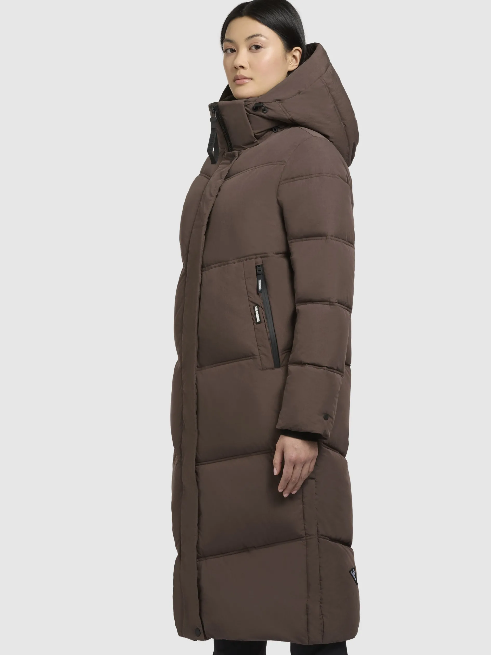 Mantel LUGA Taupe dunkel