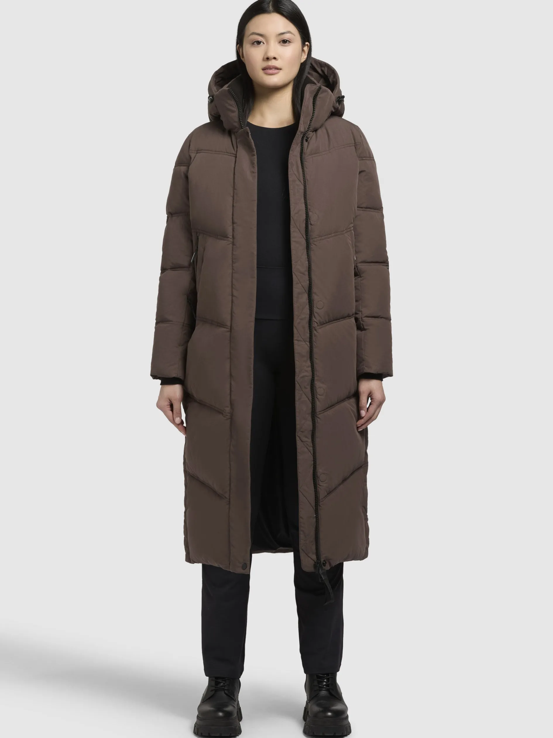 Mantel LUGA Taupe dunkel