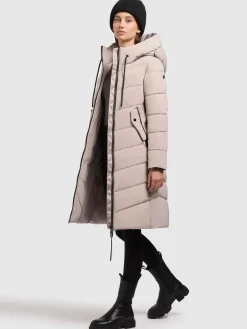 Mantel MIKIA Hellbeige