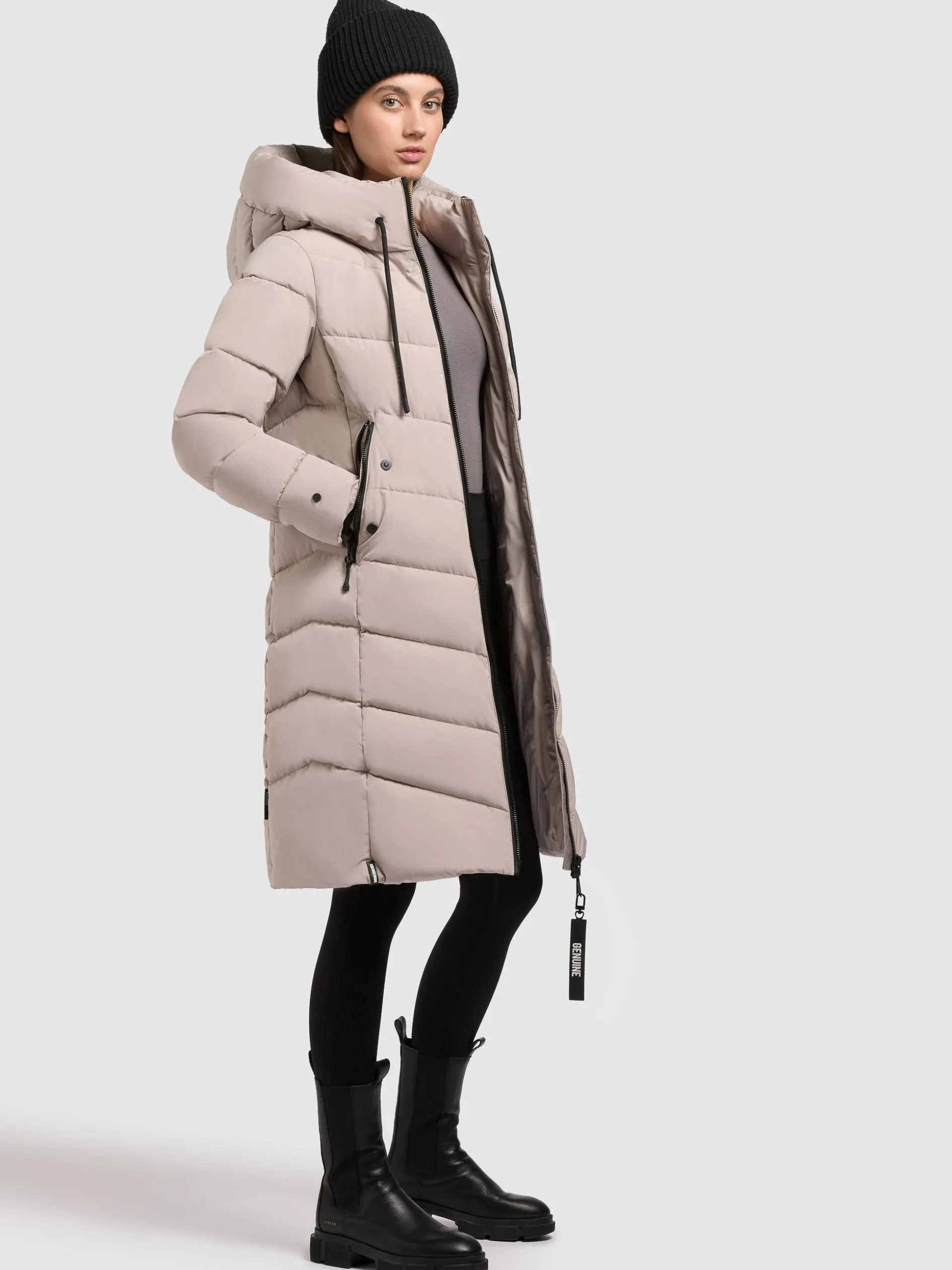 Mantel MIKIA Hellbeige