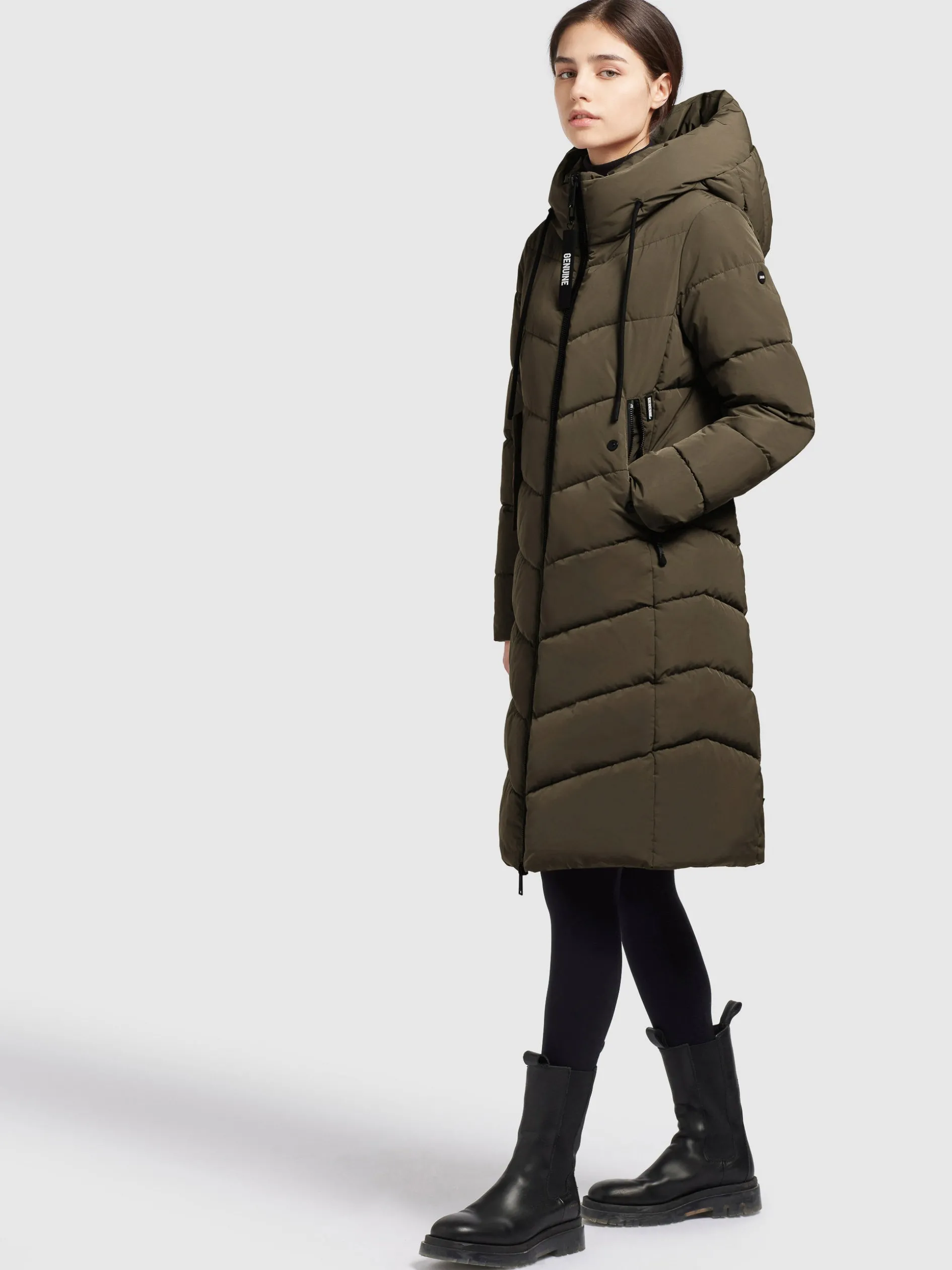 Mantel MIKIA Khaki