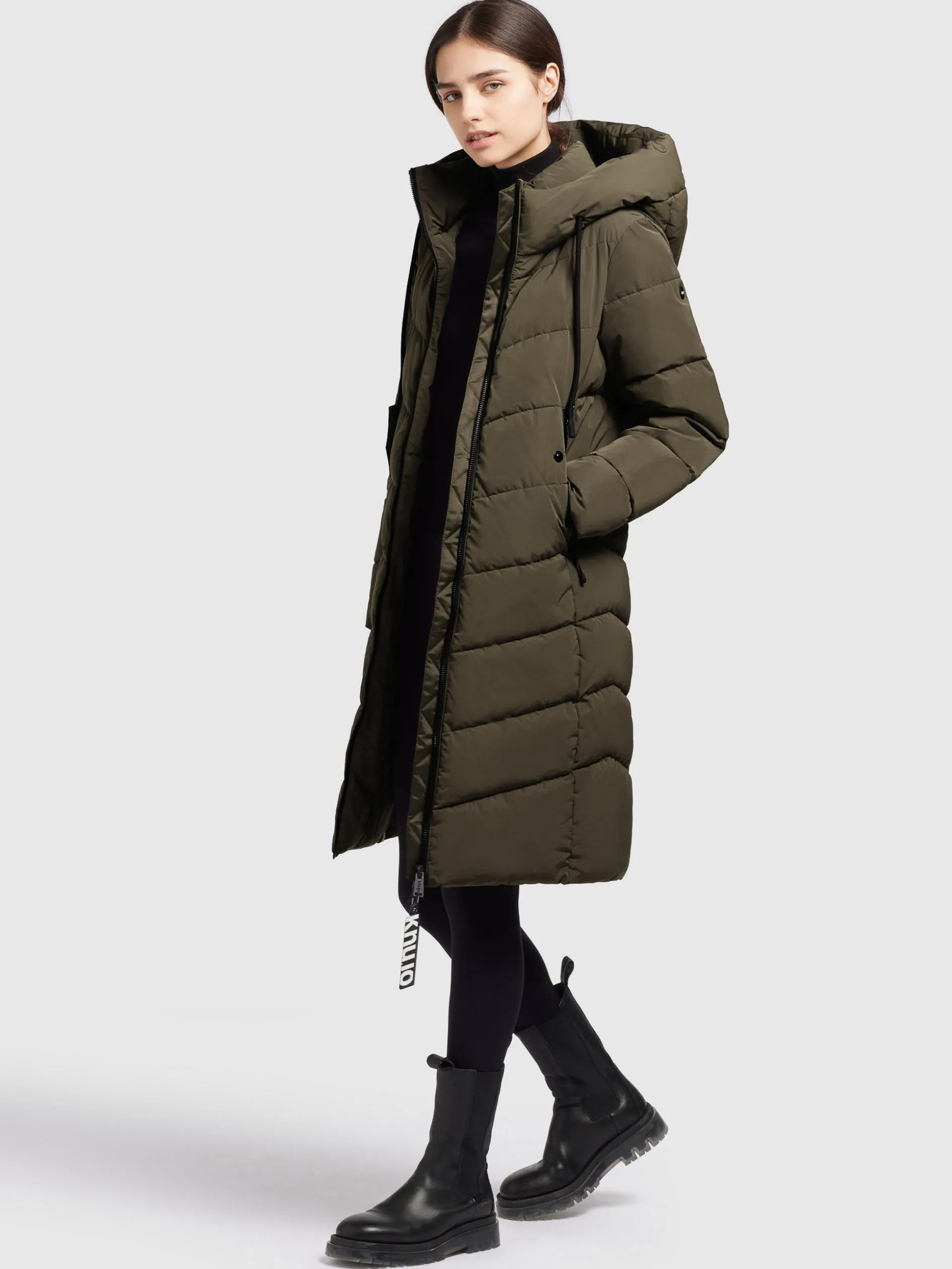 Mantel MIKIA Khaki